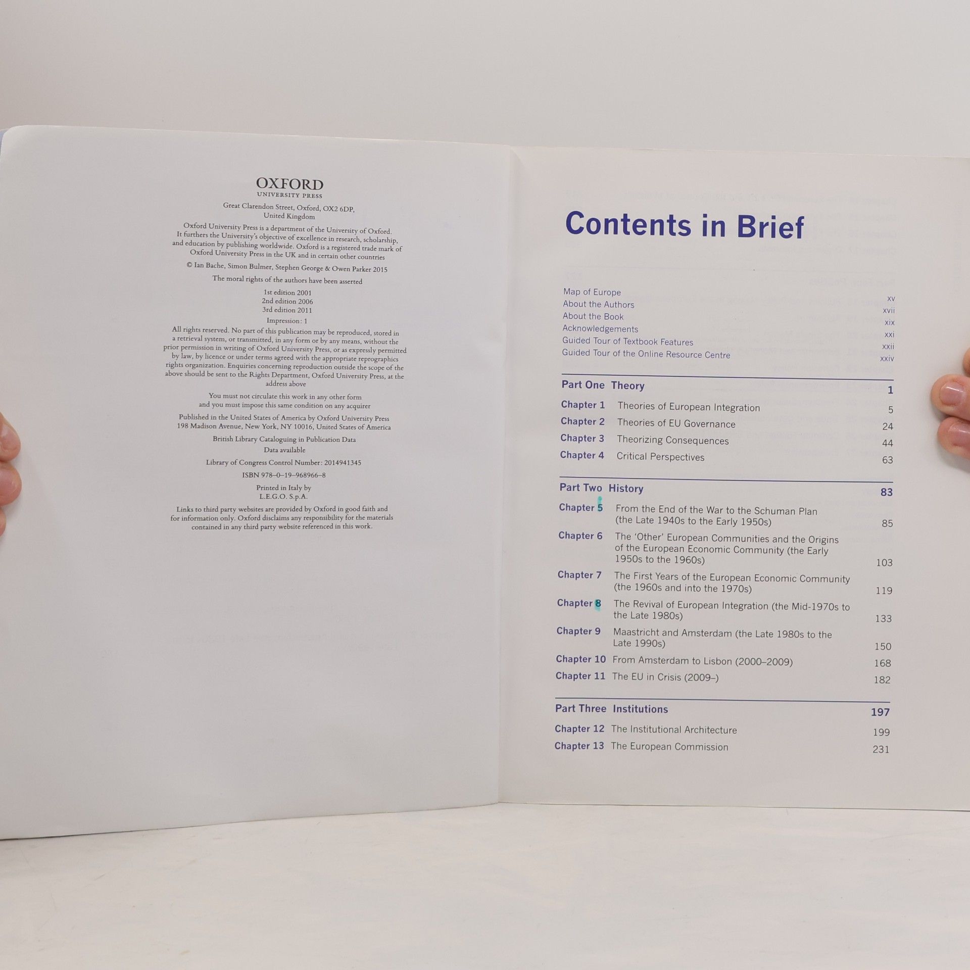 Ian Bache Politics in the European Union - Fourth Edition