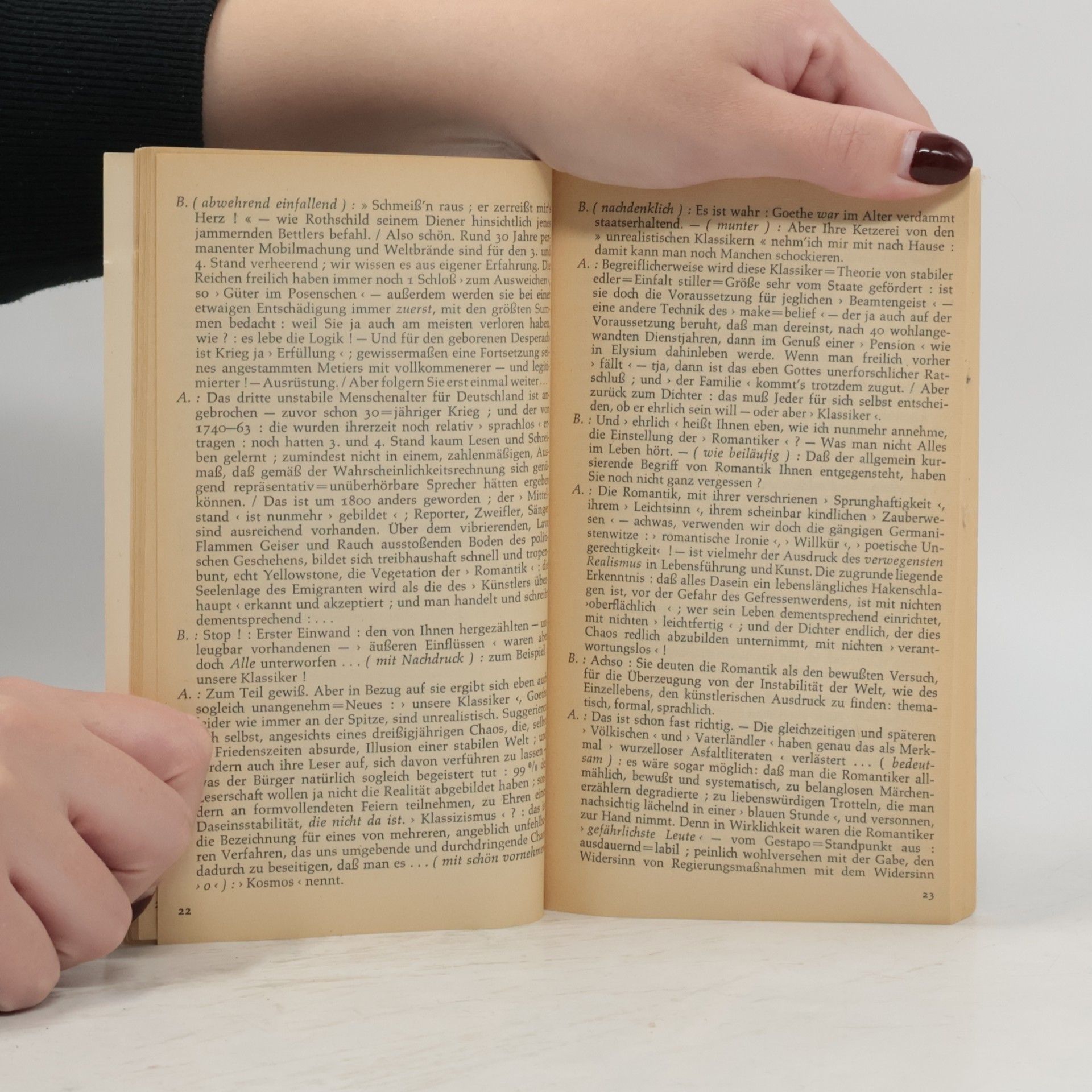Arno Schmidt Nachrichten von Büchern und Menschen. Tl.2. Zur Literatur des 19. Jahrhunderts