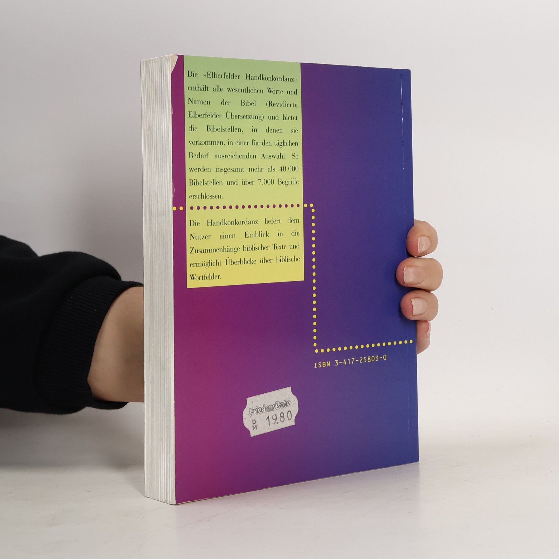 Elberfelder Handkonkordanz zur Revidierten Elberfelder Bibel