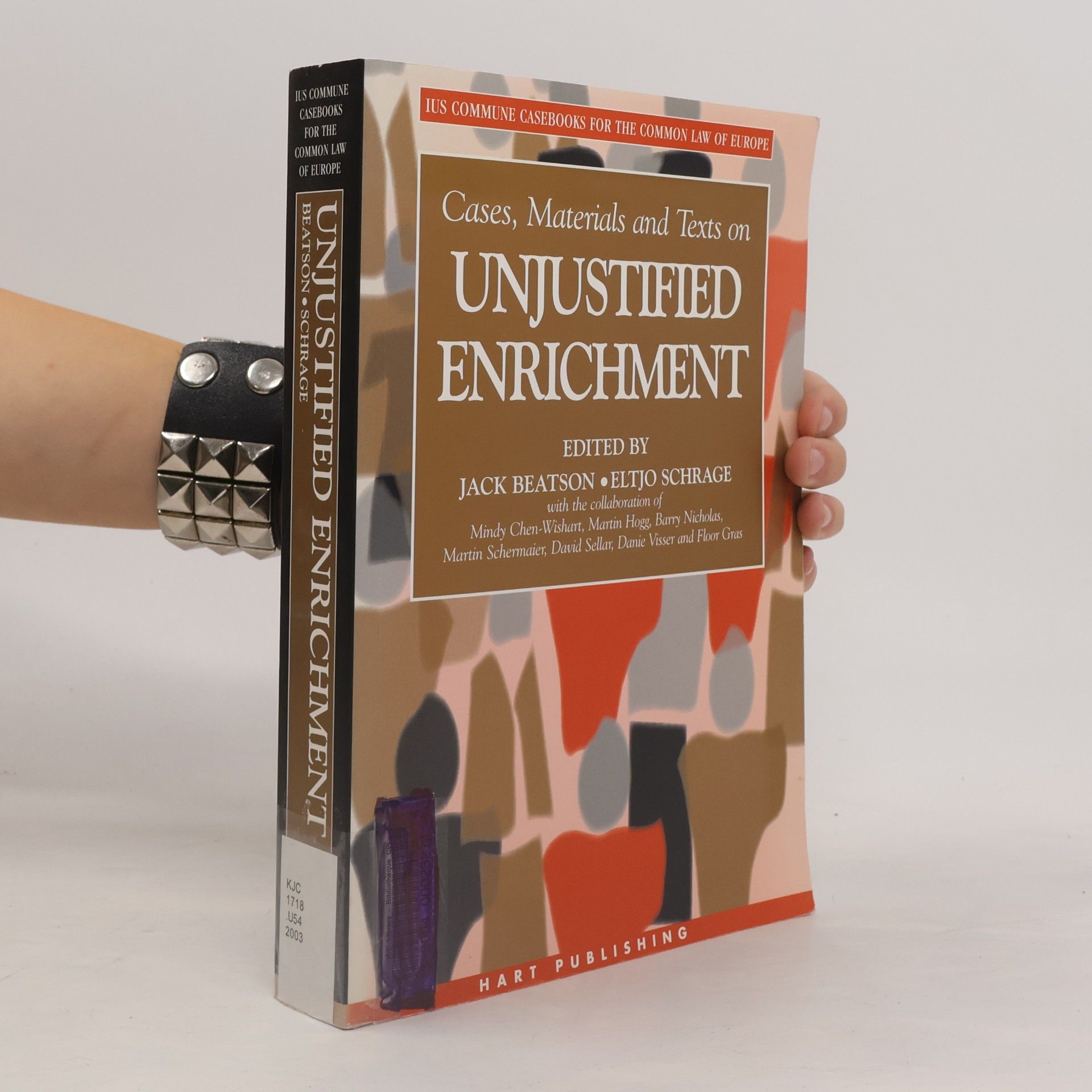 Ius Commune Casebooks for the Common Law of Europe: Cases, Materials and Texts on Unjustified Enrichment