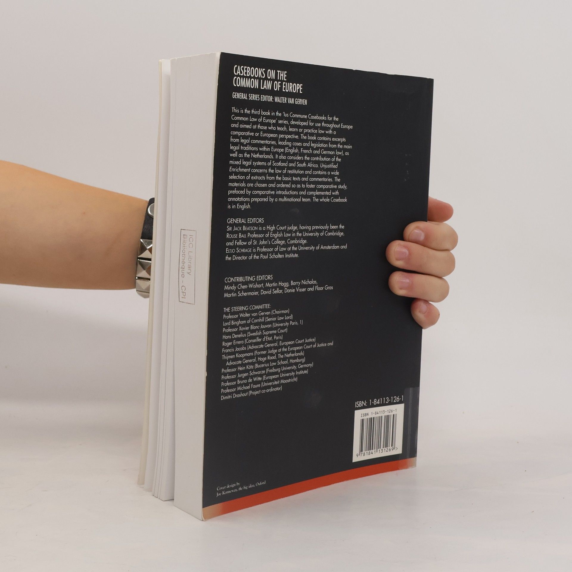 Jack Beatson Ius Commune Casebooks for the Common Law of Europe: Cases, Materials and Texts on Unjustified Enrichment
