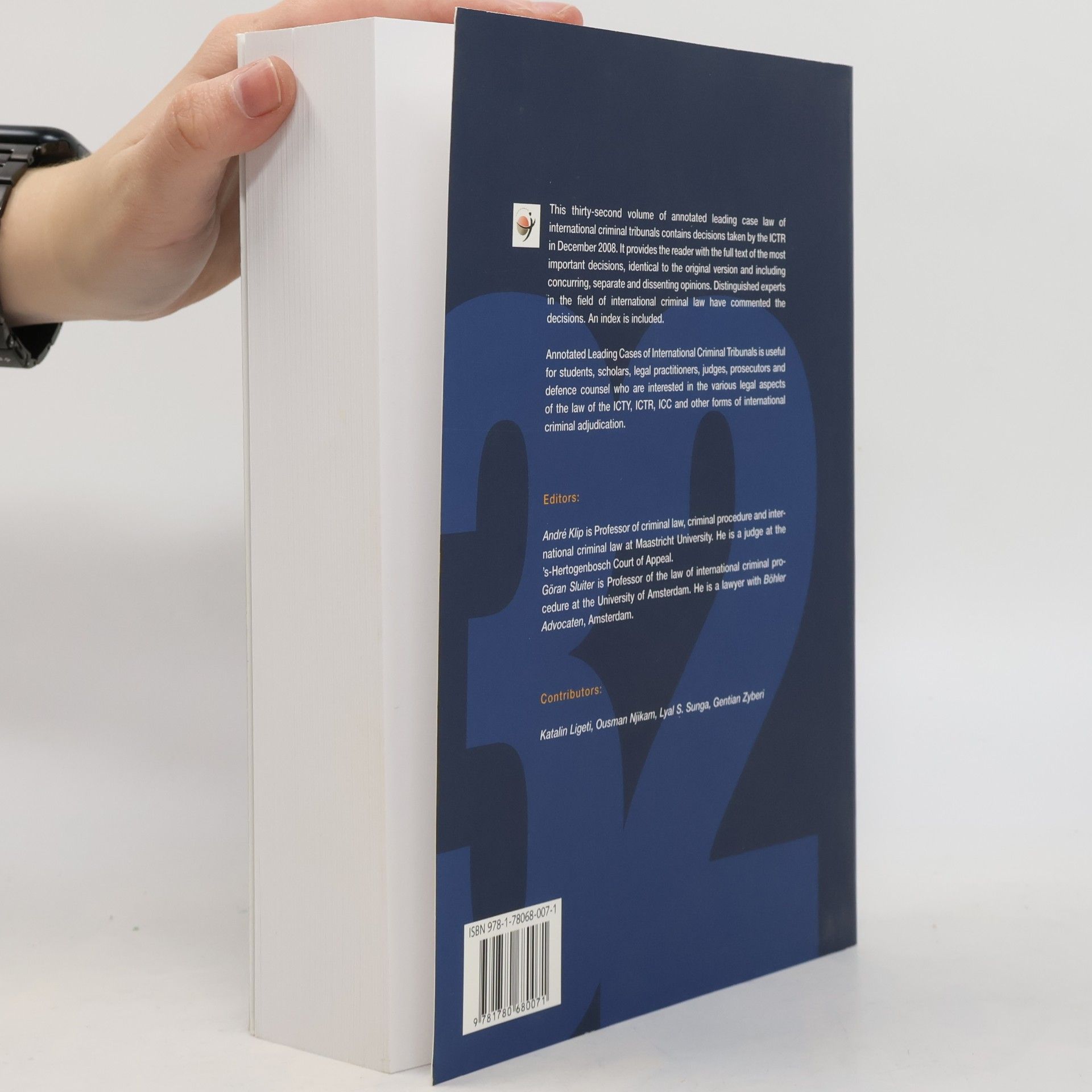 Andrea Klippel Annotated Leading Cases of International Criminal Tribunals