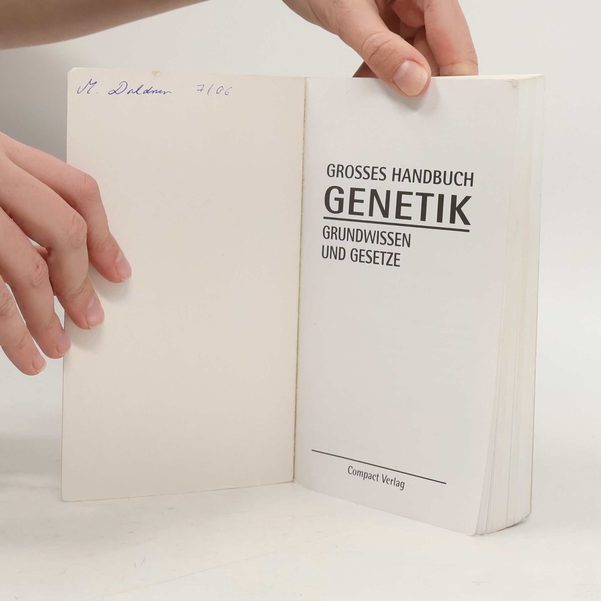 Juliette Irmer Grosses Handbuch Genetik