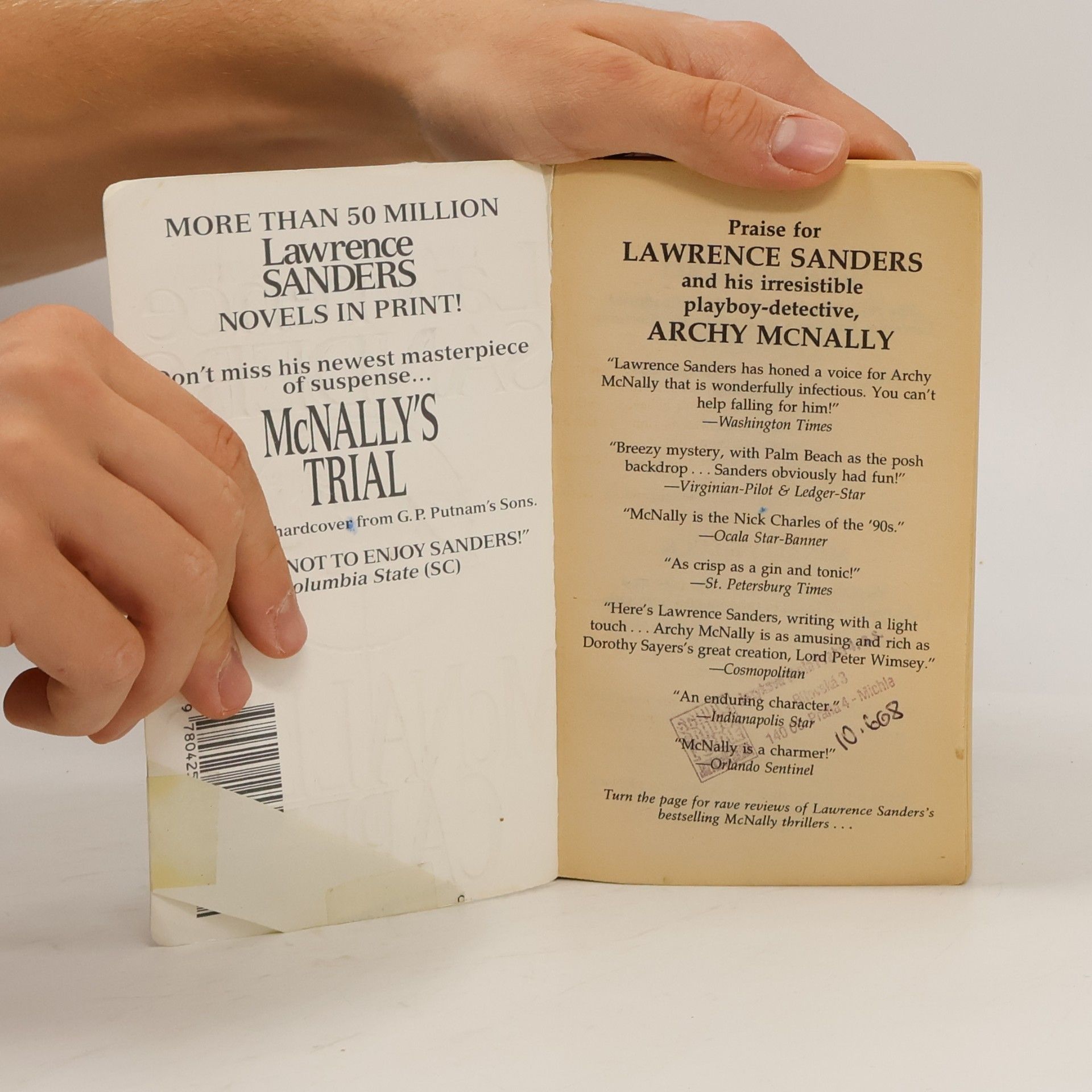 Lawrence Sanders McNally's caper