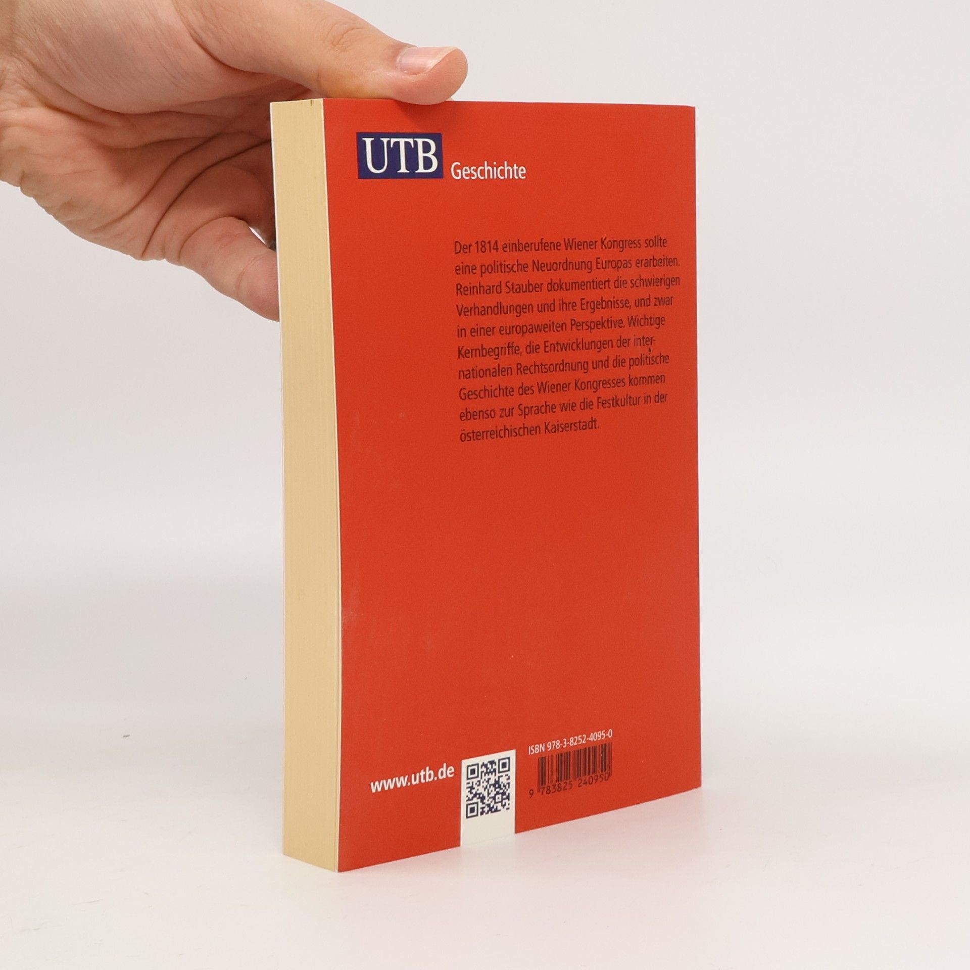 Reinhard Stauber UTB - 4095: Der Wiener Kongress