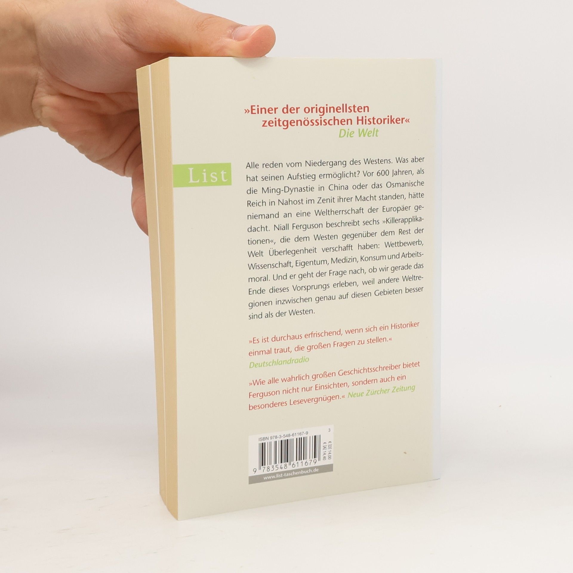 Niall Ferguson Der Westen und der Rest der Welt