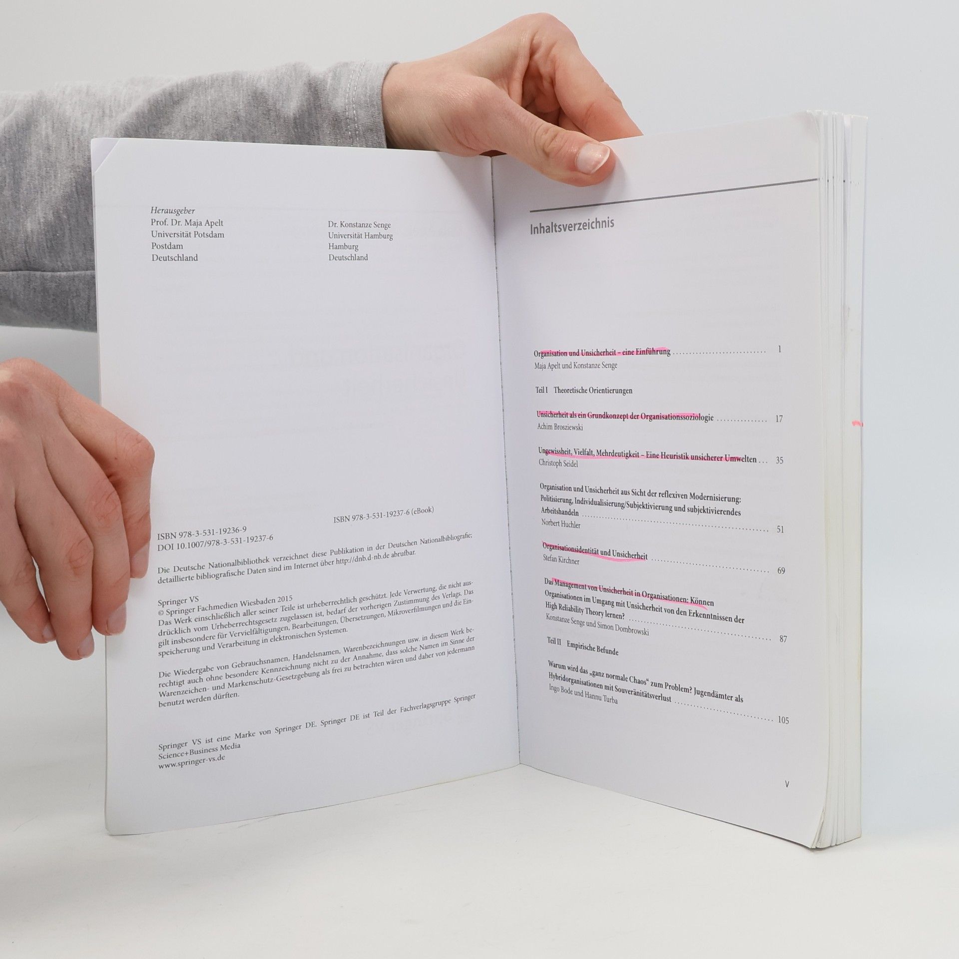 Maja Apelt Organisationssoziologie: Organisation und Unsicherheit