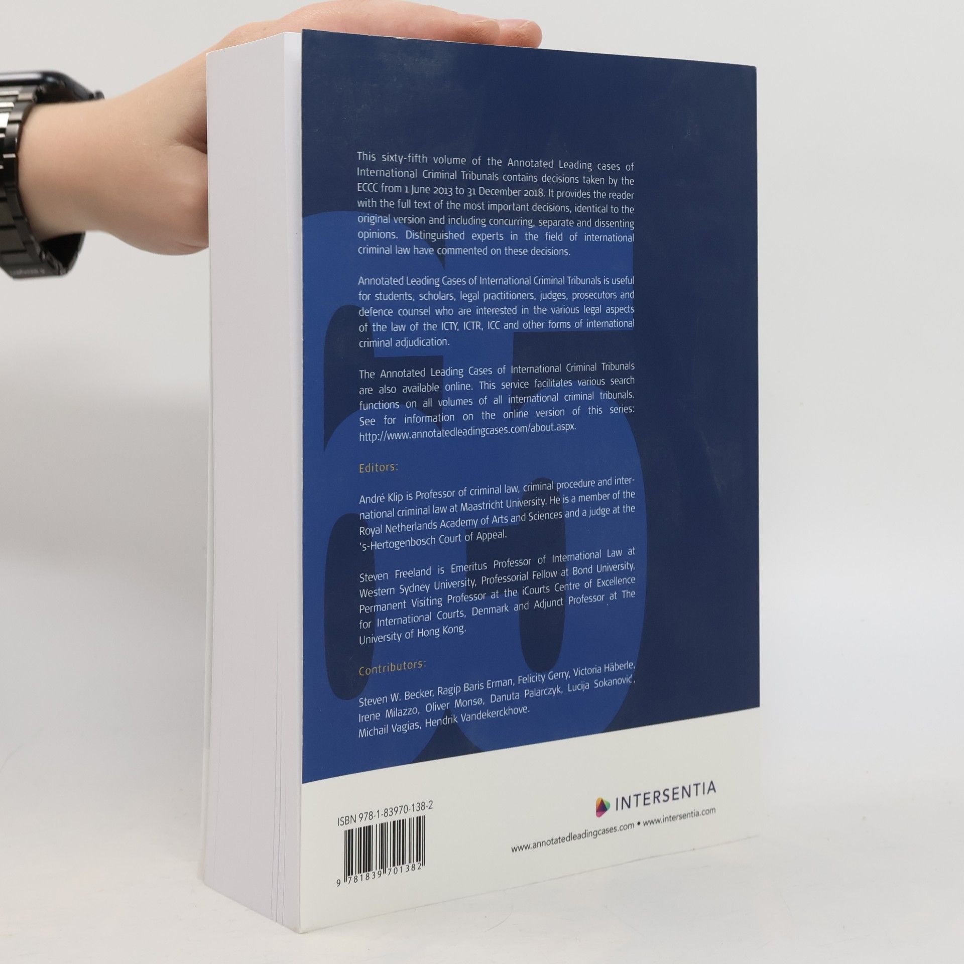 Andrea Klippel Annotated Leading Cases of International Criminal Tribunals