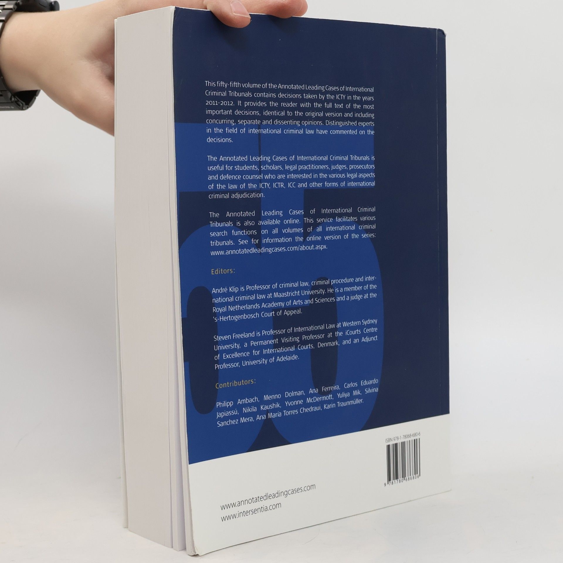 Andrea Klippel Annotated Leading Cases of International Criminal Tribunals