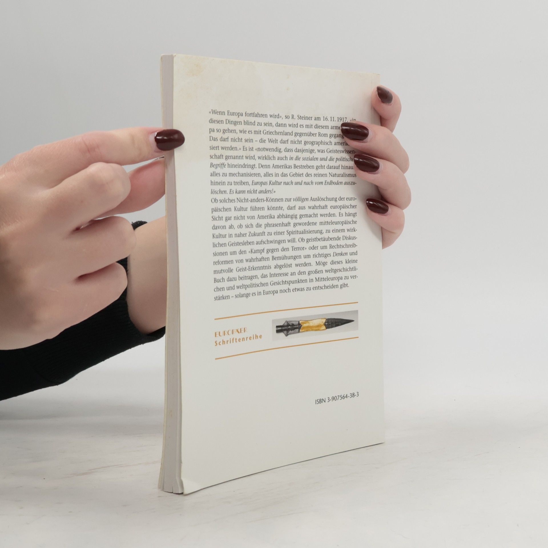 Thomas Meyer Europäische Schriftenreihe: Brückenbauer müssen die Menschen werden. Mit einem erstmals publizierten Text R. Steiners