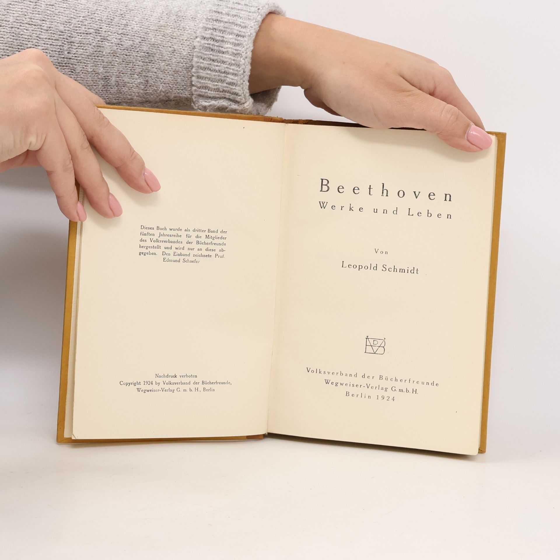 Leopold Schmidt Beethoven Werke und Leben