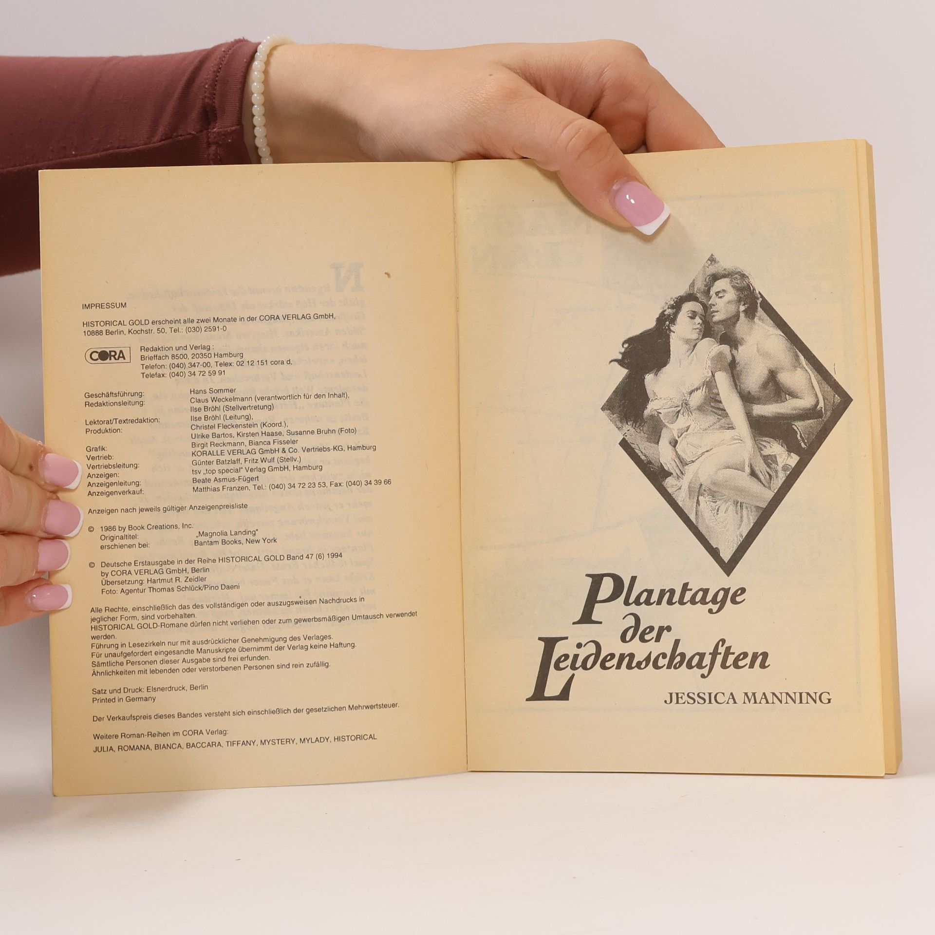 Jessica Manning Plantage der Leidenschaften