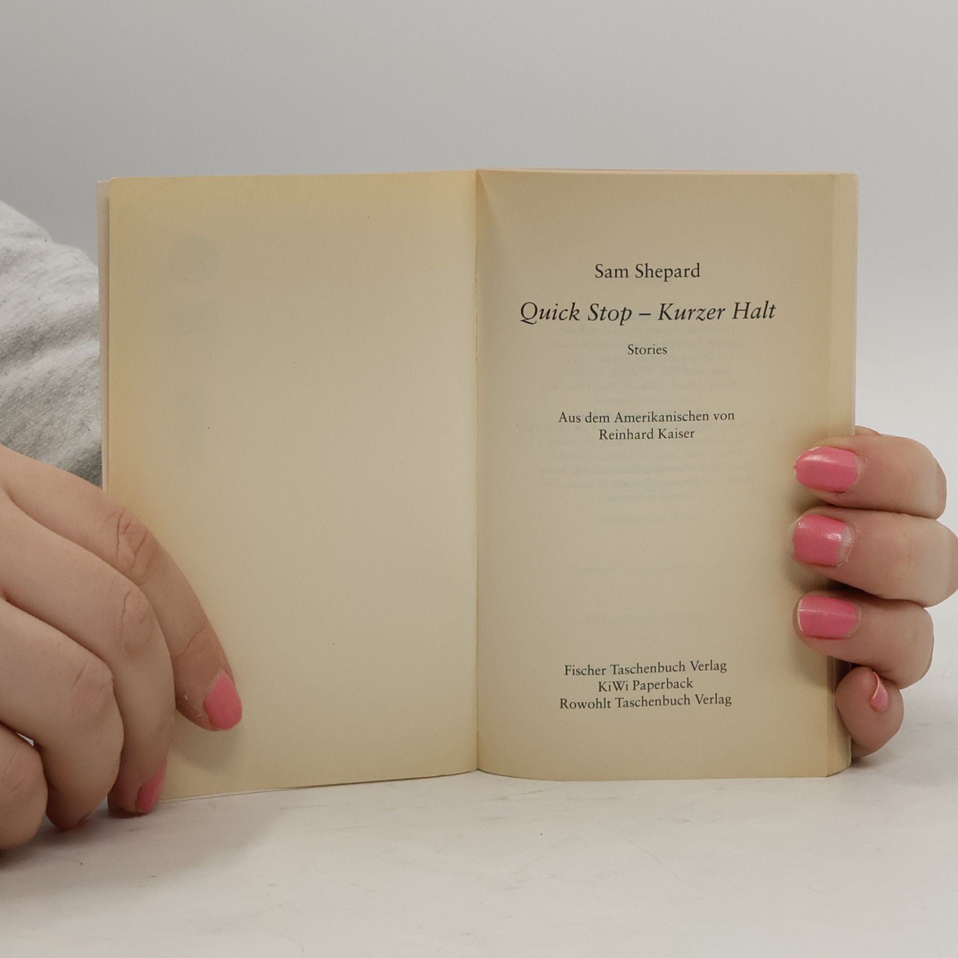 Sam Shepard Quick Stop - Kurzer Halt