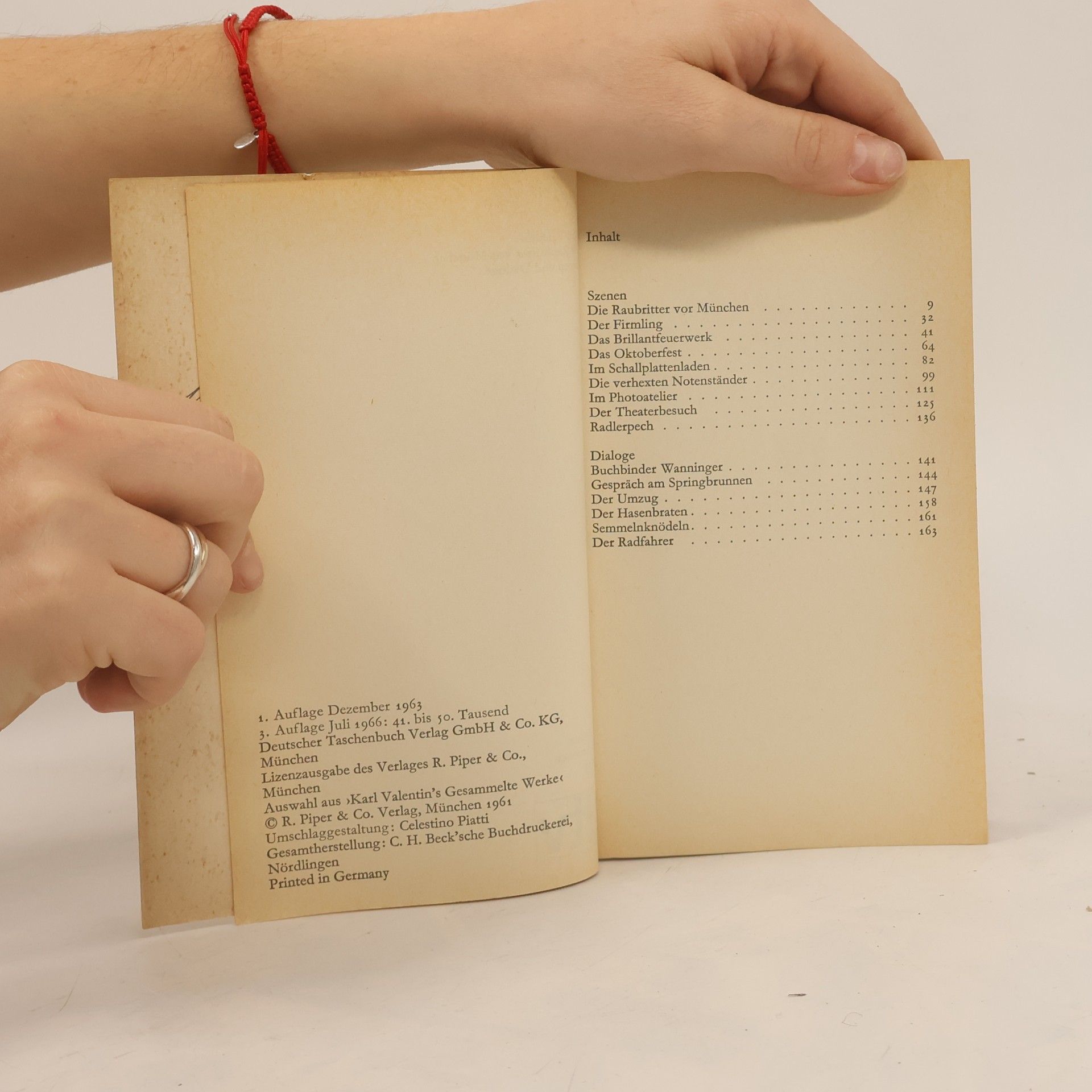 Karl Valentin Die Raubritter vor München. Szenen und Dialoge