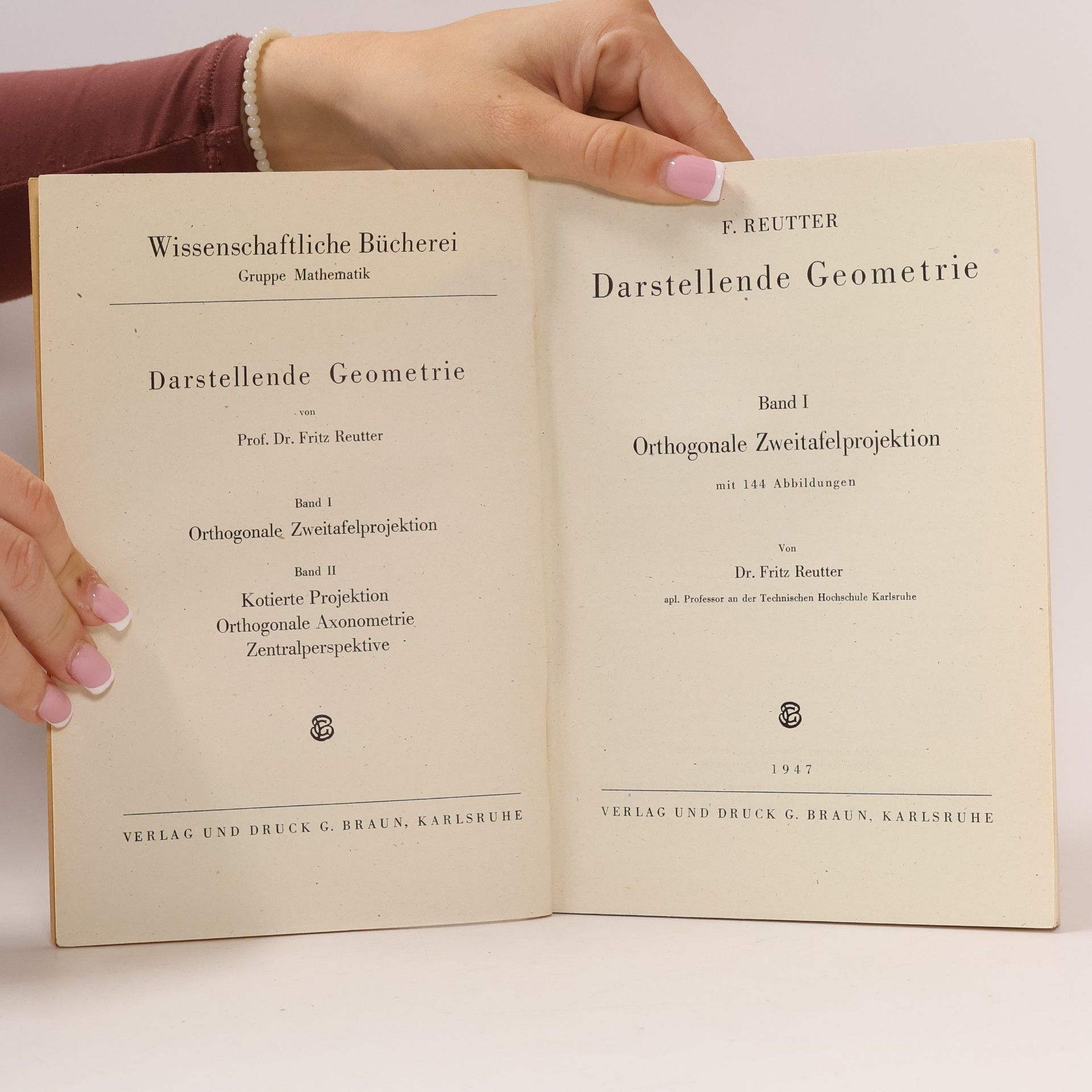Robert Haussner Darstellende Geometrie 1