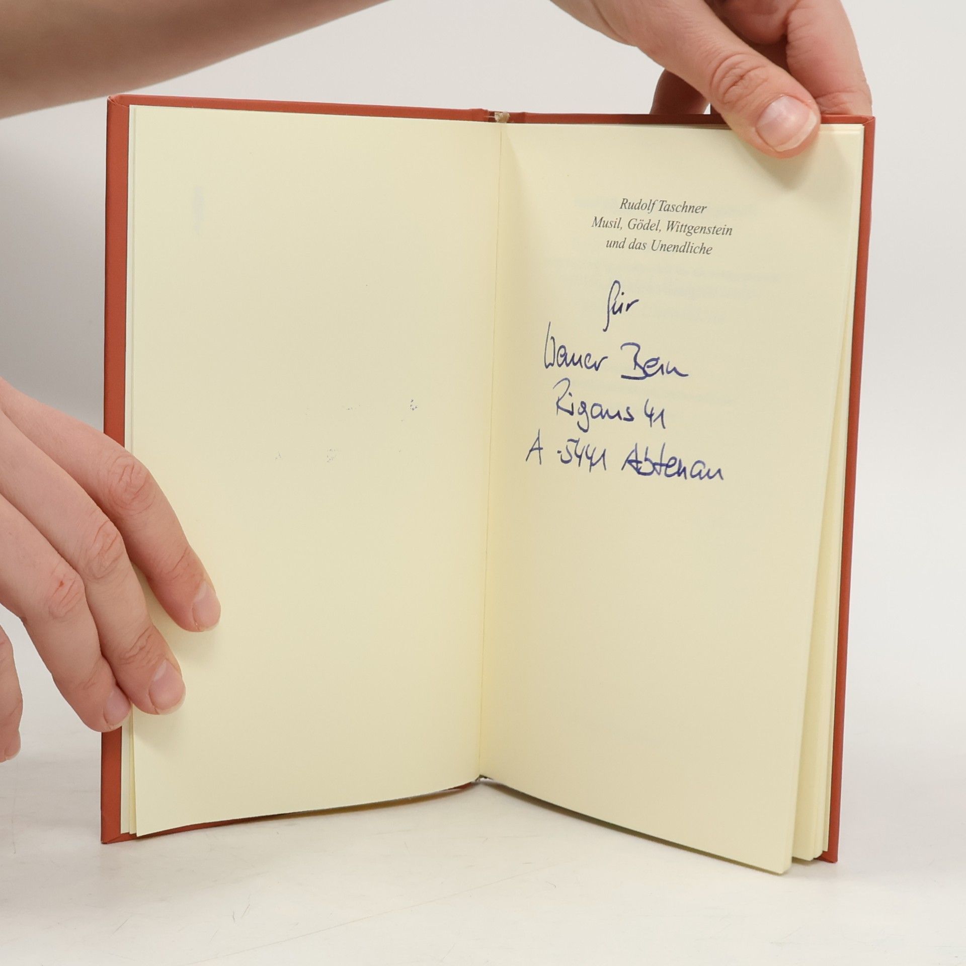 Rudolf Taschner Musil, Gödel, Wittgenstein und das Unendliche