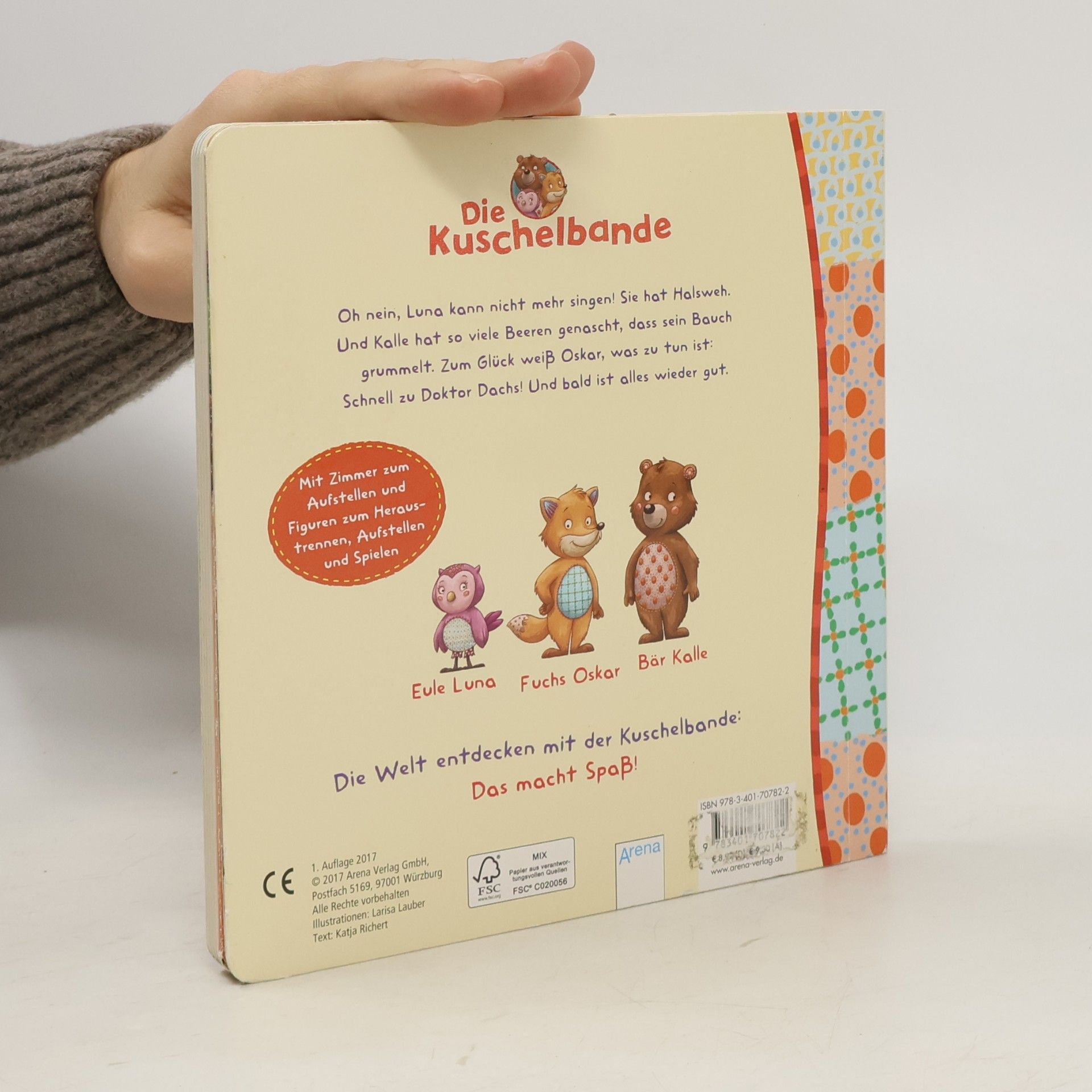 Katja Richert Die Kuschelbande - alles wird gut mit Doktor Dachs: Mit Aufstellzimmer und Figuren zum Spielen
