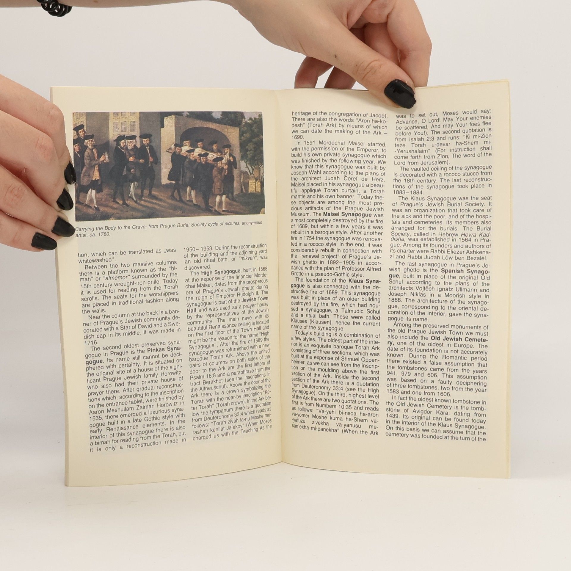 Bedřich Nosek Jewish Prague - History of the Jewish Town of Prague