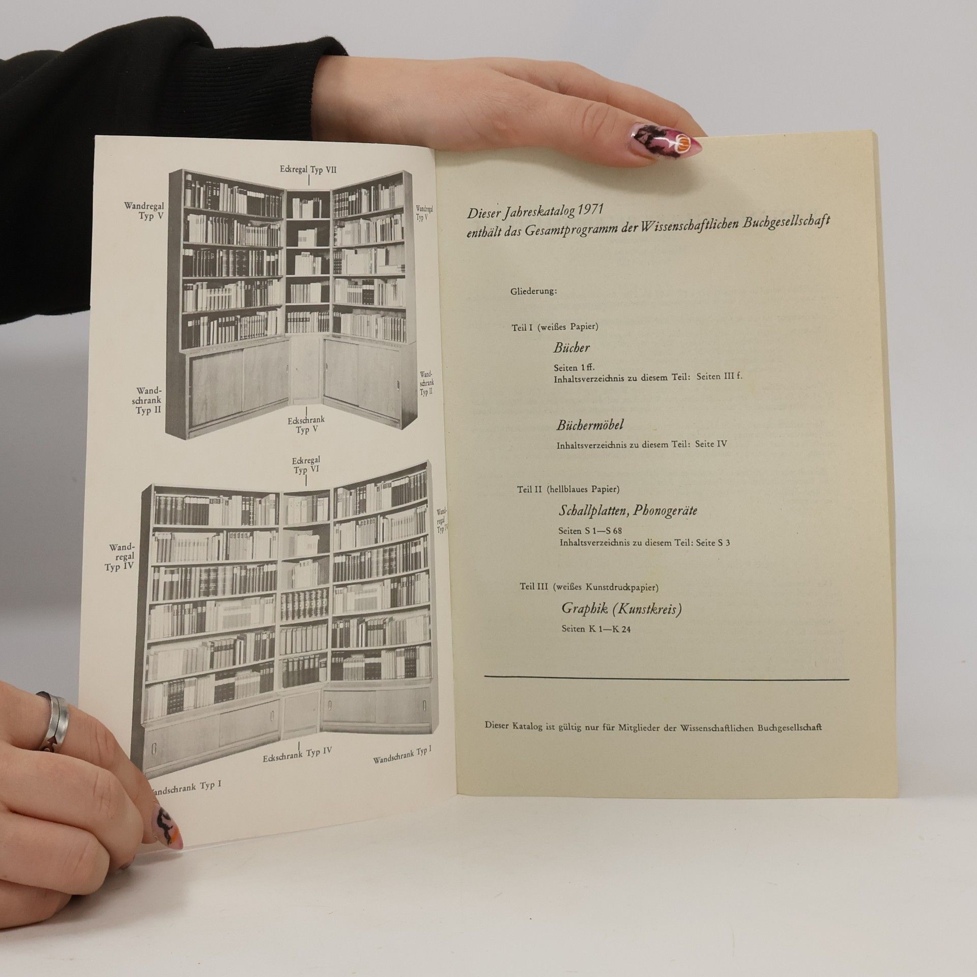 Collectif d'auteurs Jahrekatalog 1971