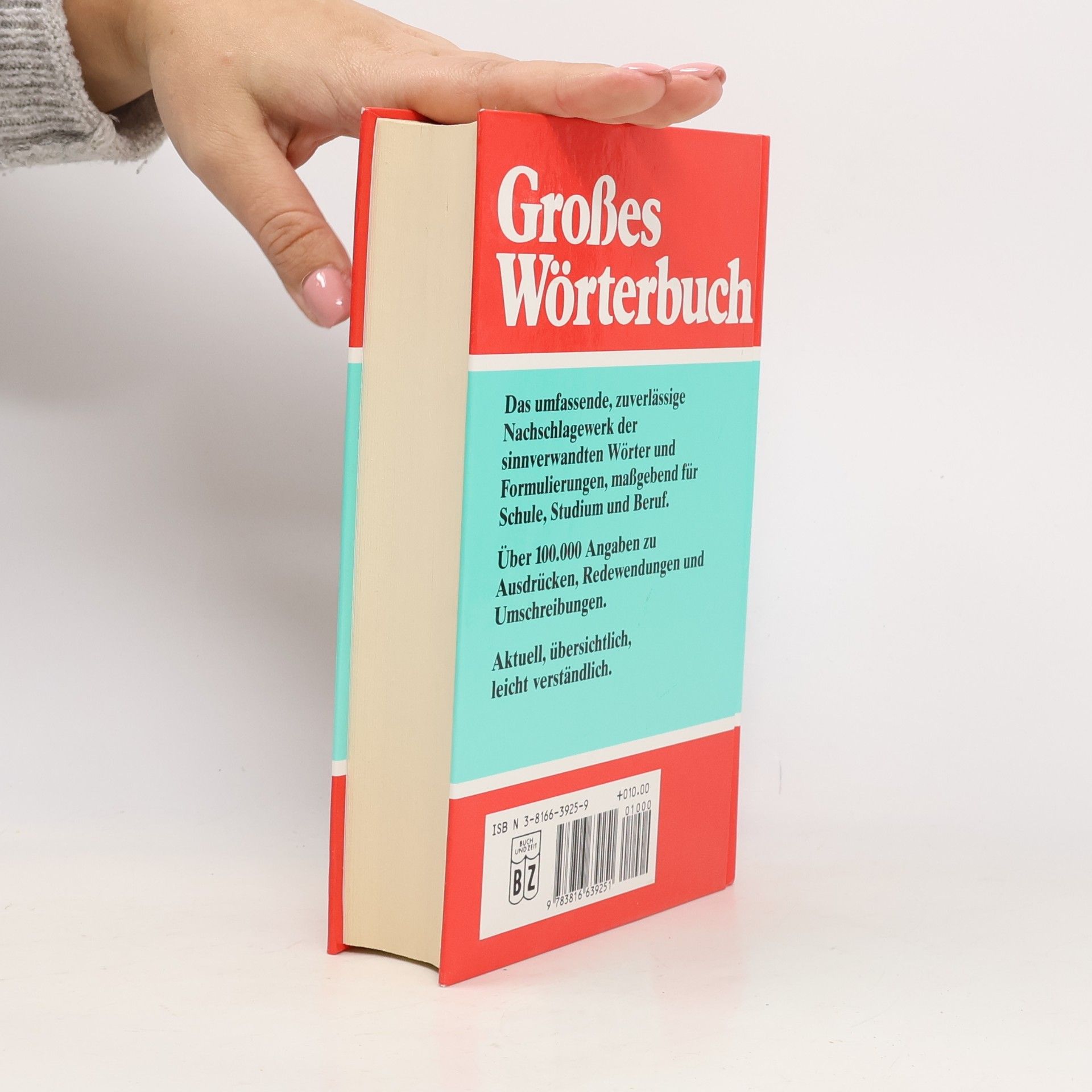 Sabine Bergmann Großes Wörterbuch Synonyme