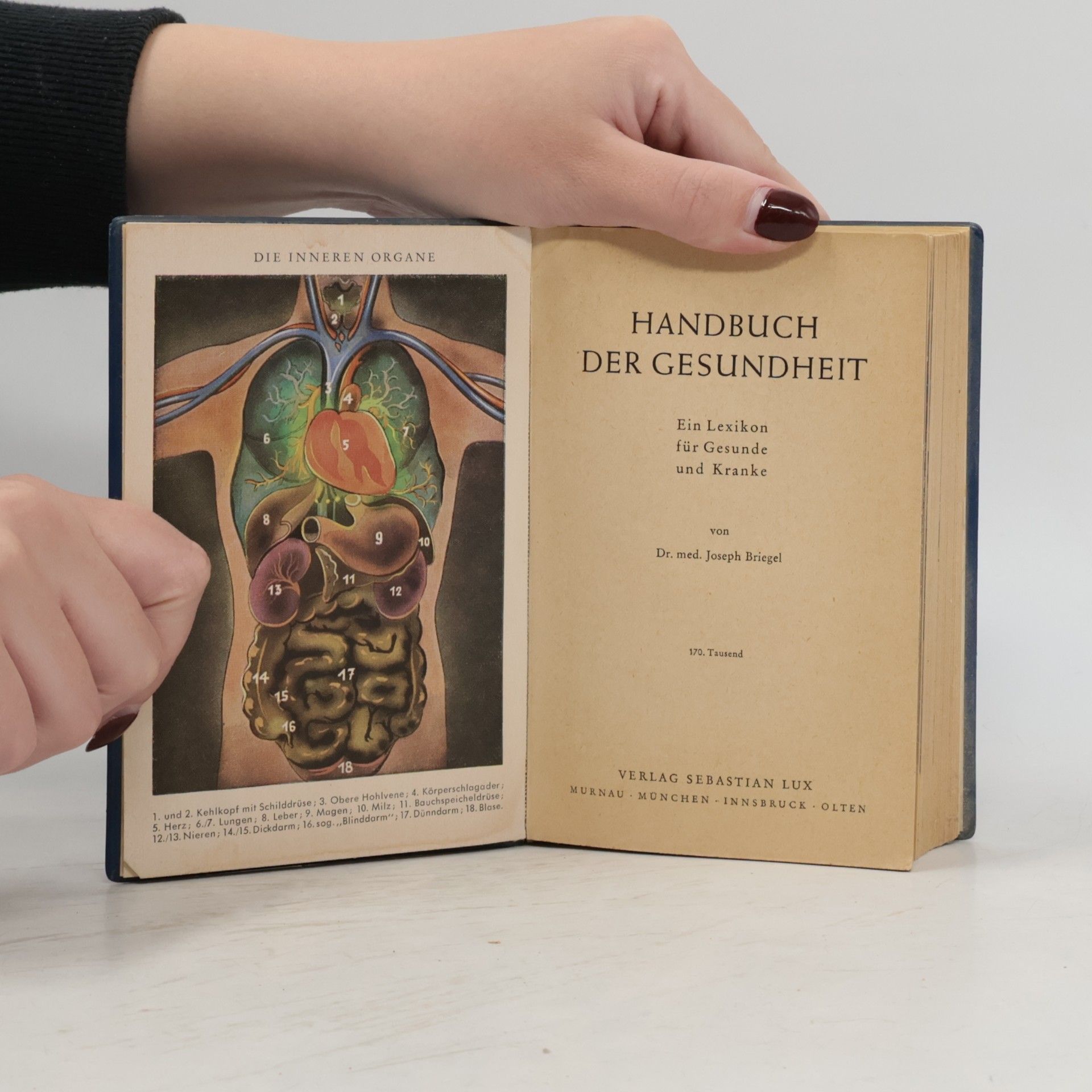 Joseph Briegel Handbuch der Gesundheit