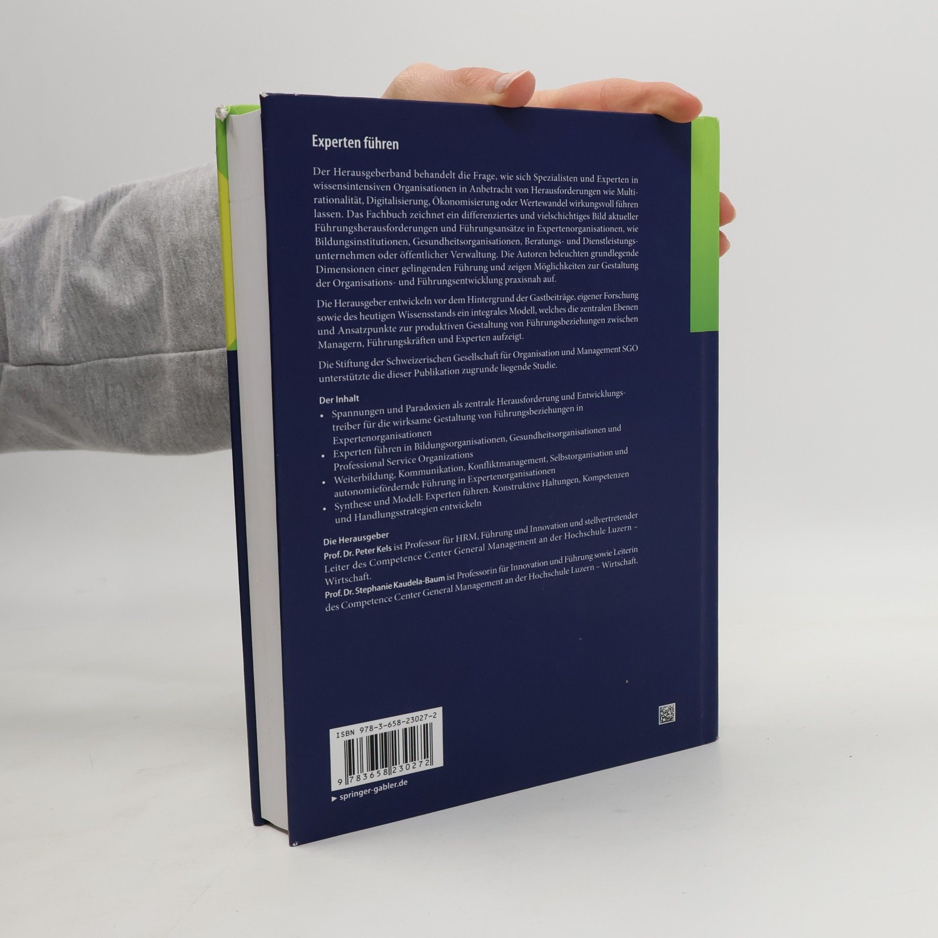Peter Kels uniscope. Publikationen der SGO Stiftung: Experten führen