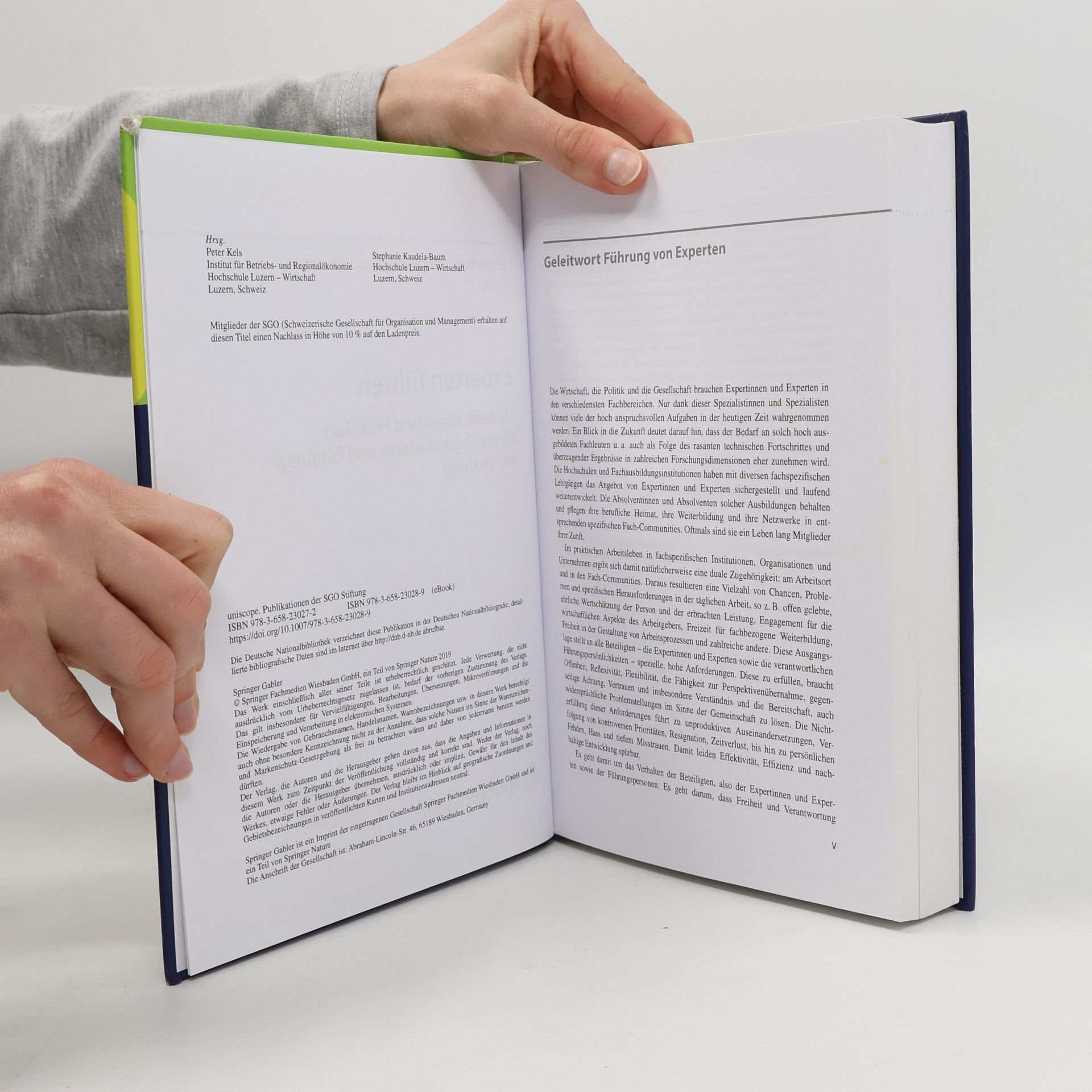 Peter Kels uniscope. Publikationen der SGO Stiftung: Experten führen
