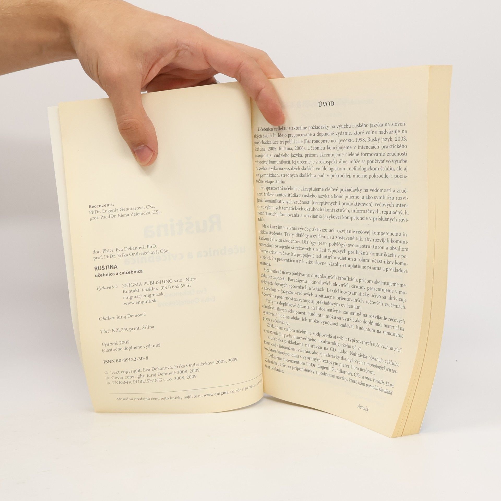 Dekanová Eva Ruština - učebnica a cvičebnica