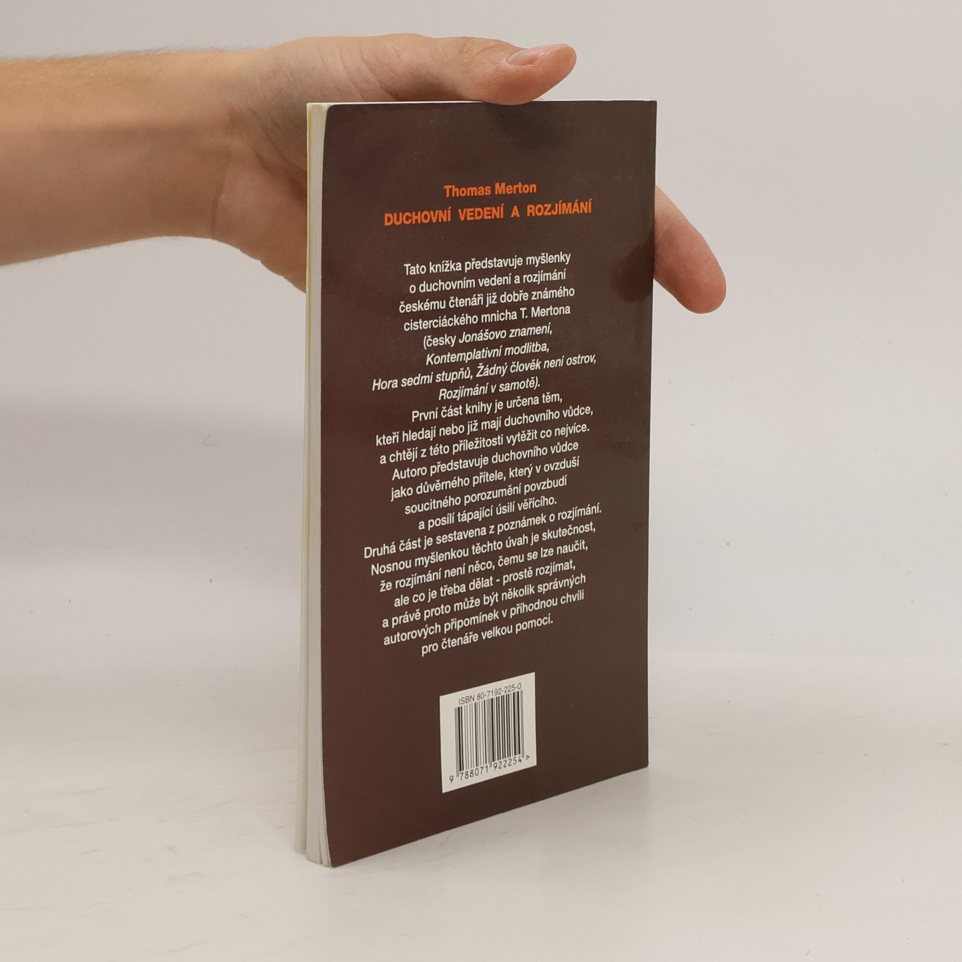 Thomas Merton Duchovní vedení a rozjímání