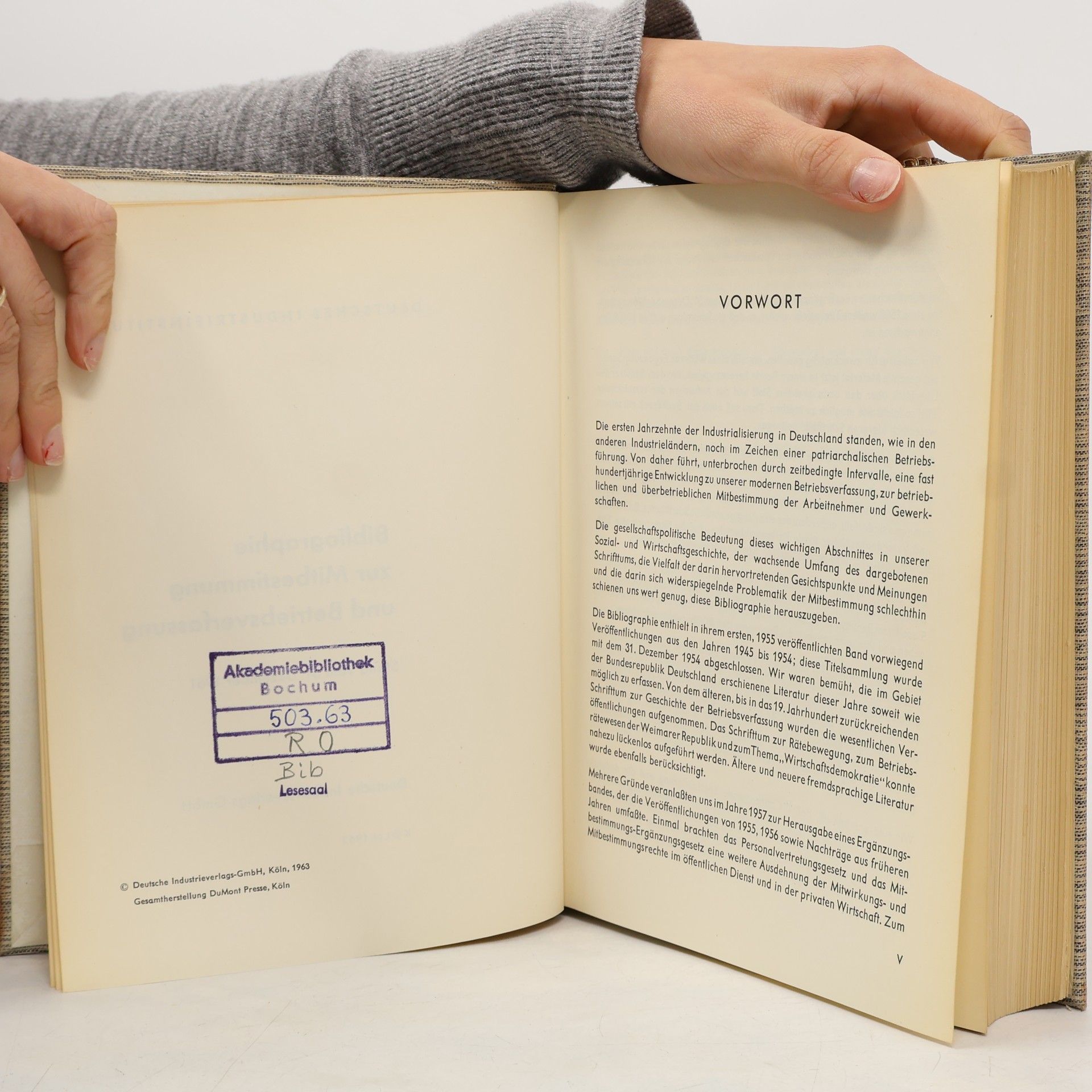 Various authors Bibliographie zur Mitbestimmung und Betriebsverfassung
