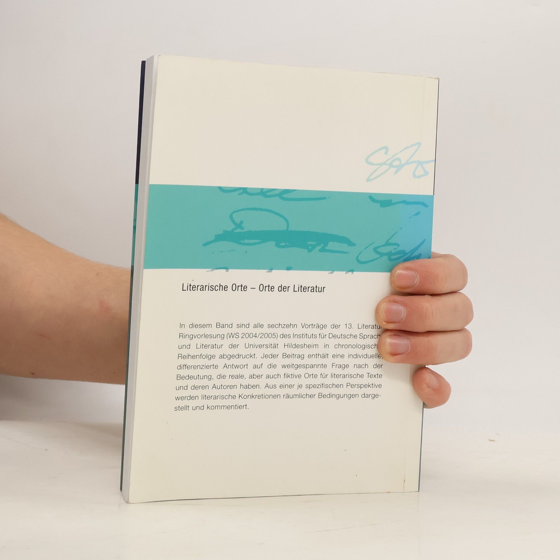 Hans-Herbert Wintgens Hildesheimer Universitätsschriften - 16: Literarische Orte - Orte der Literatur