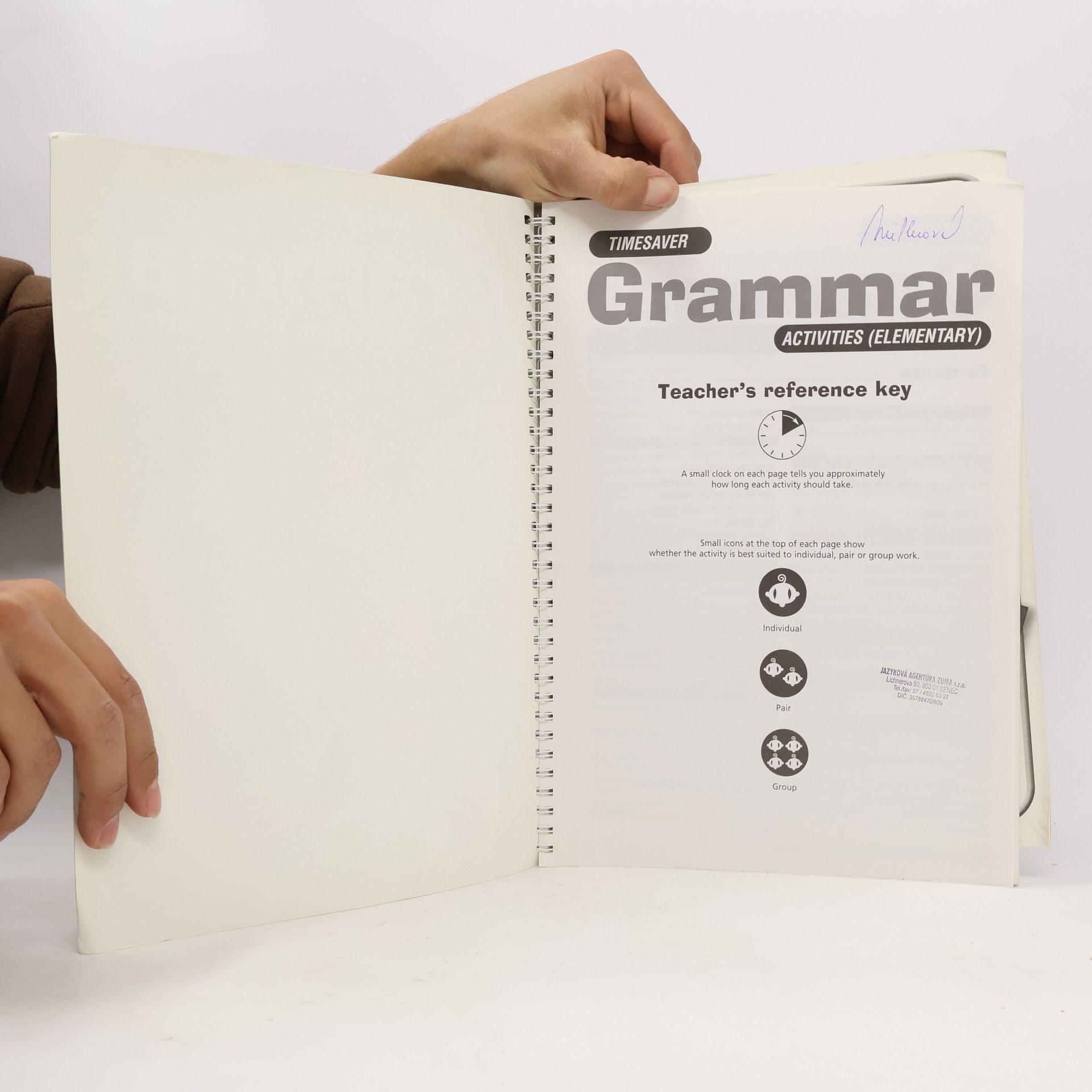 Coleen Degnan-Veness Classroom Photocopiable Timesavers: Grammar Activities