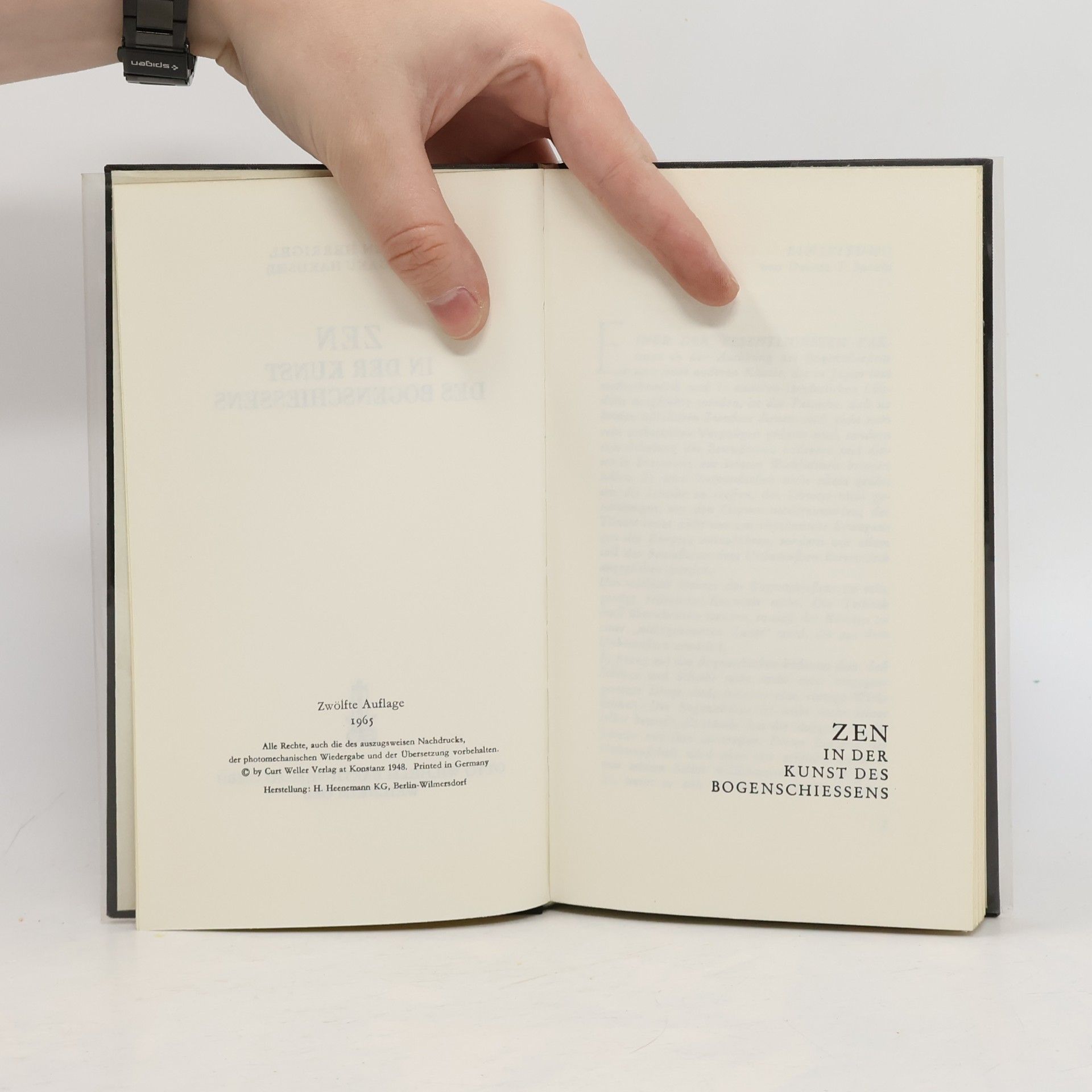 Eugen Heurrigel Zen in der Kunst des Bogenschiessens