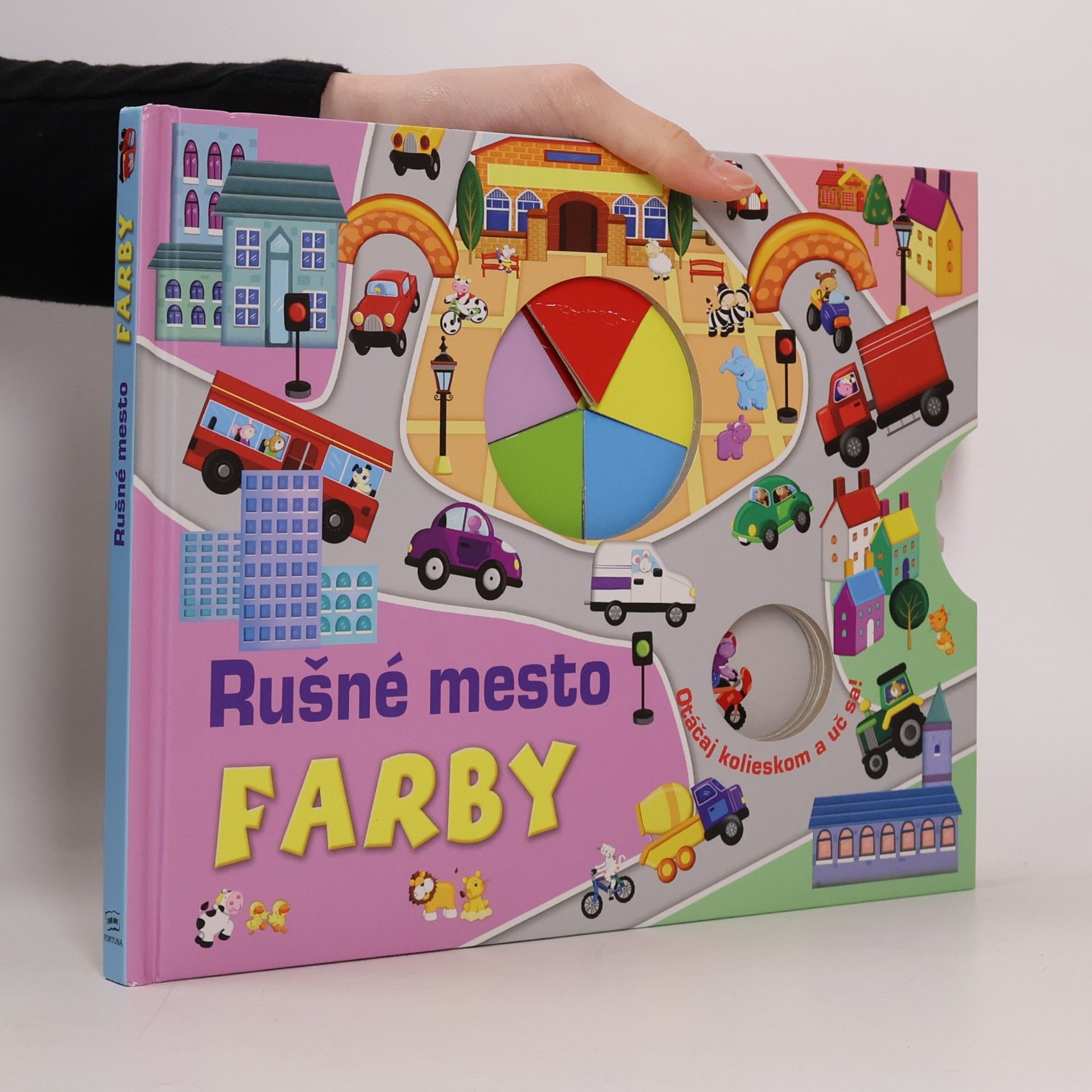 Rušné mesto Farby
