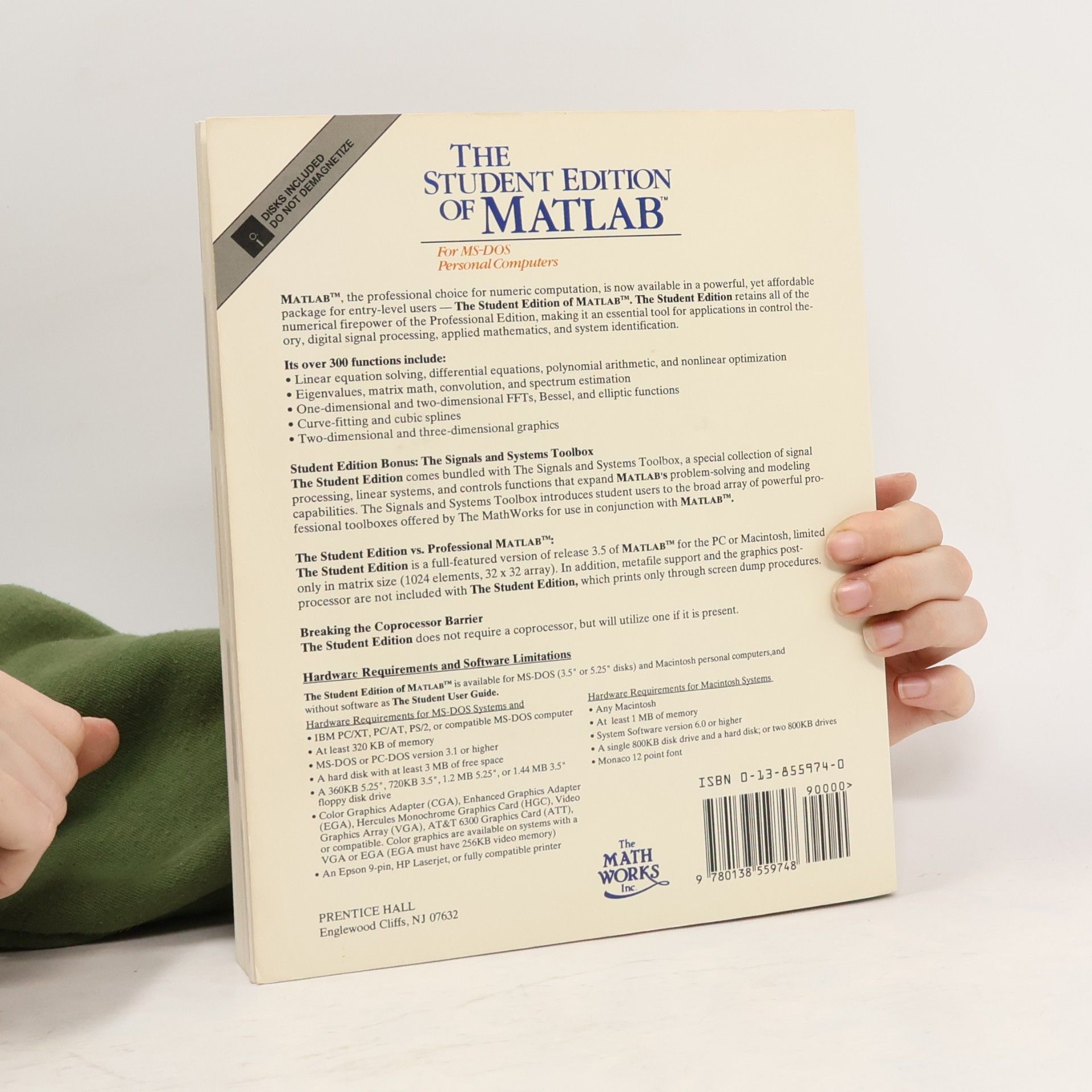 The MathWorks Inc. The MATLAB Curriculum Series: The Student Edition of MATLAB