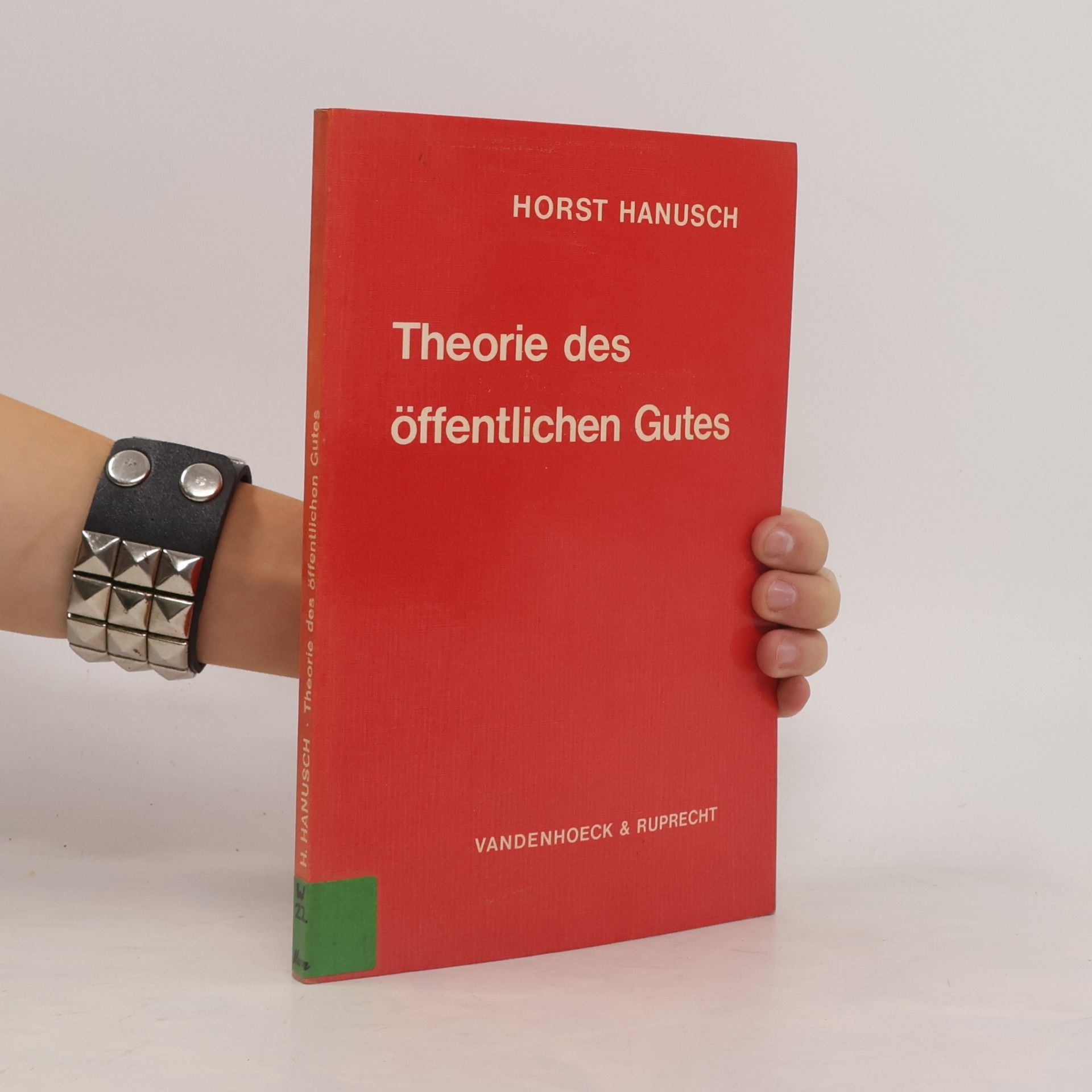 Horst Hanusch Theorie des öffentlichen Gutes