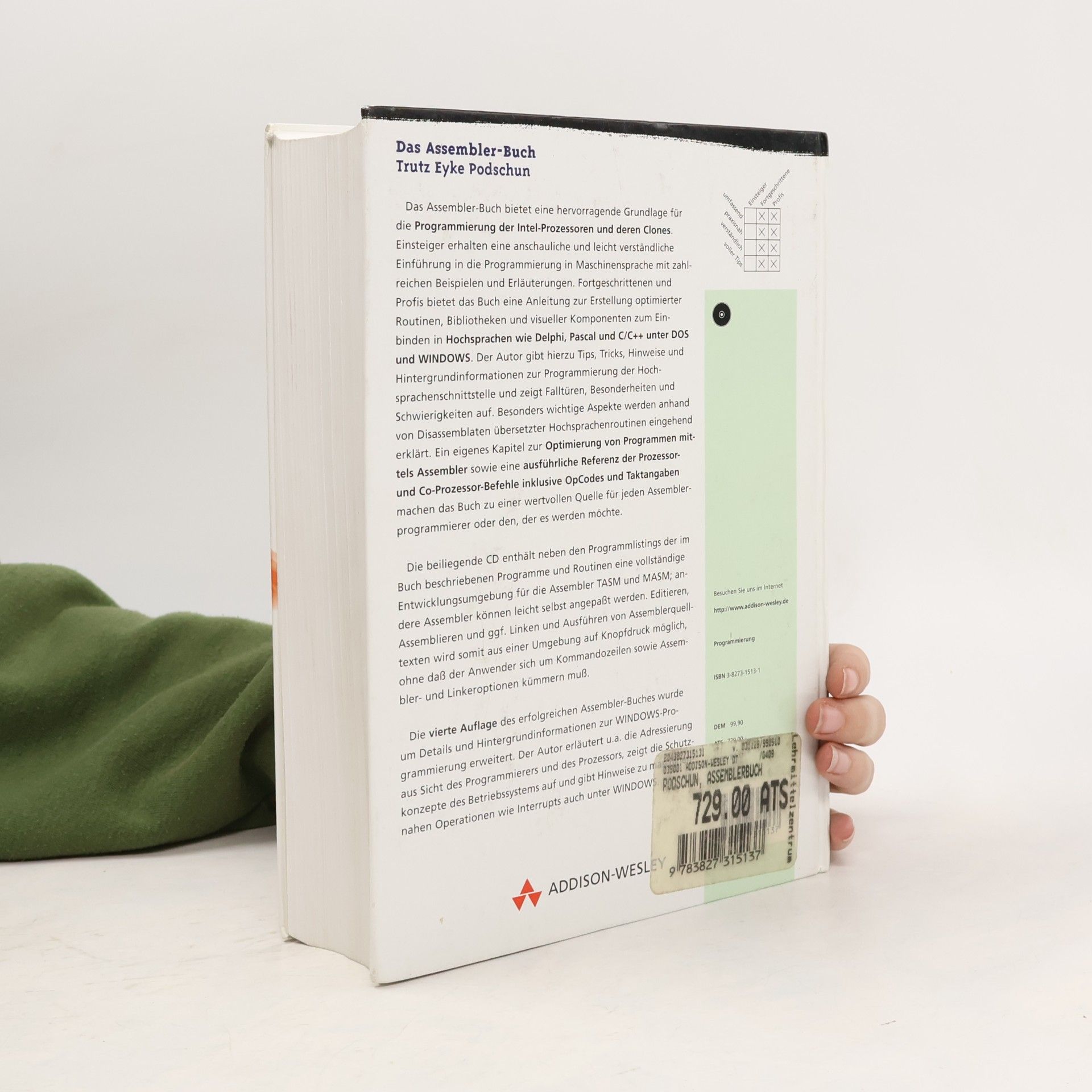 Trutz Eyke Podschun Das Assembler-Buch
