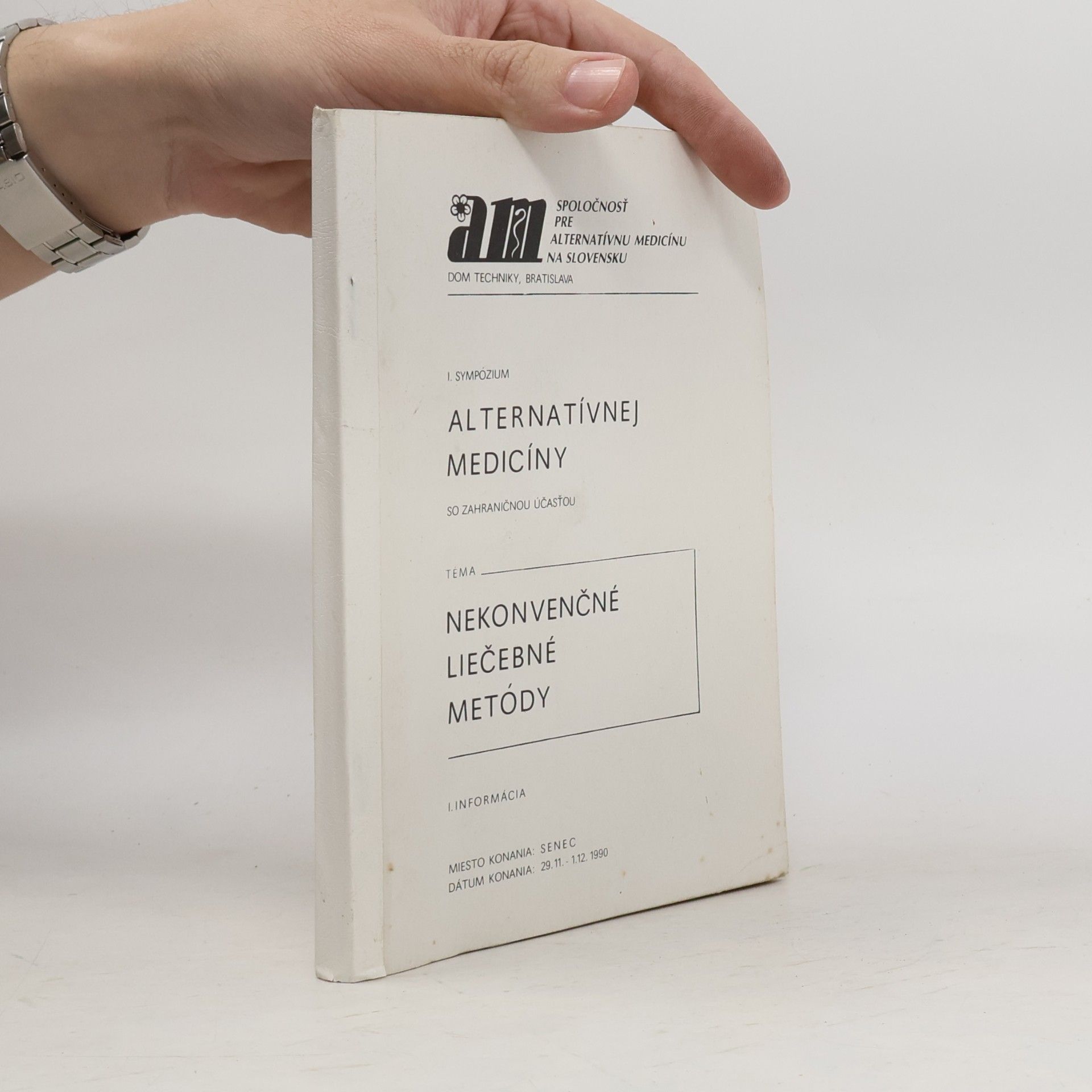 Kolektiv autorů I. sympózium alternatívnej medicíny so zahraničnou účasťou