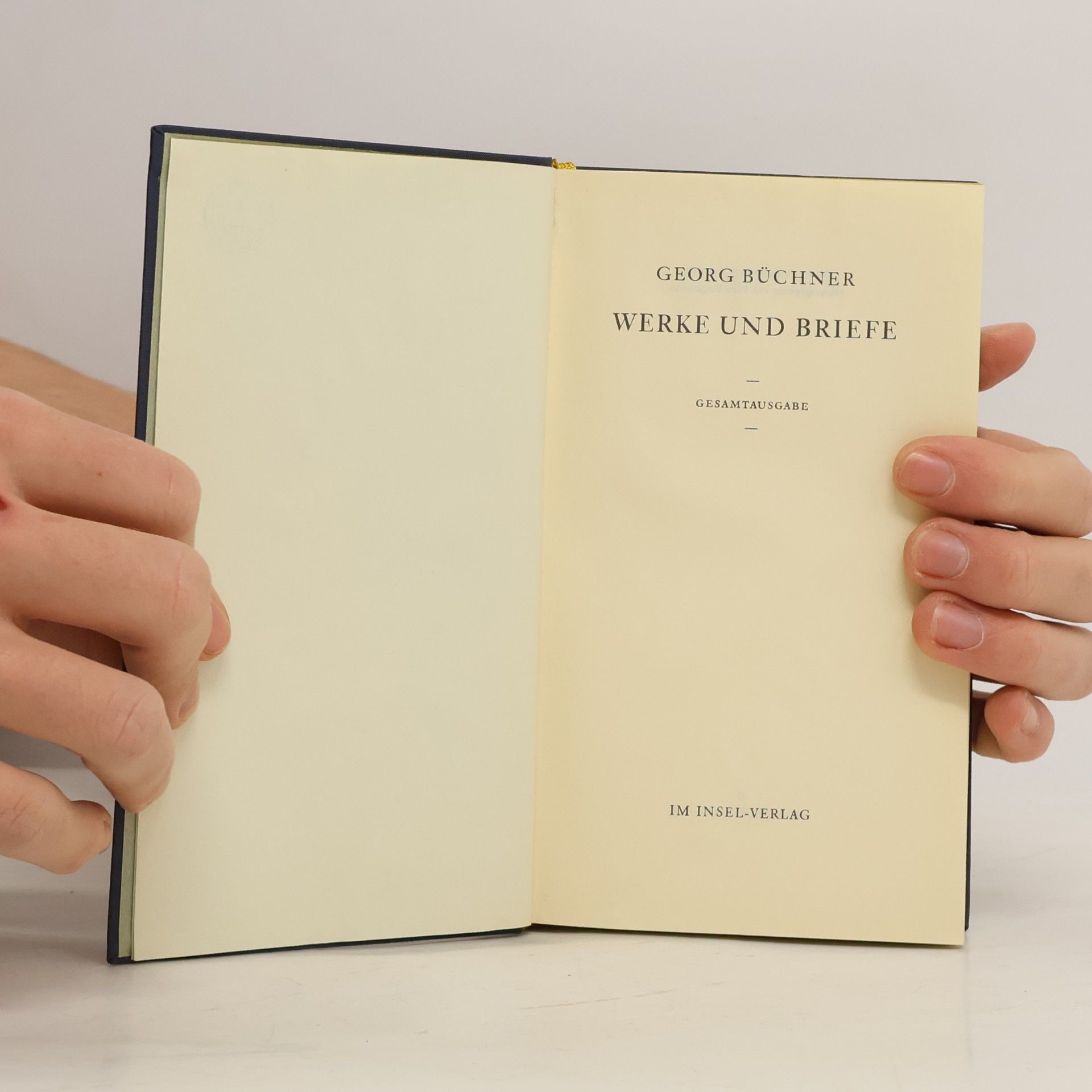 Georg Büchner Werke und Briefe. Gesamtausgabe