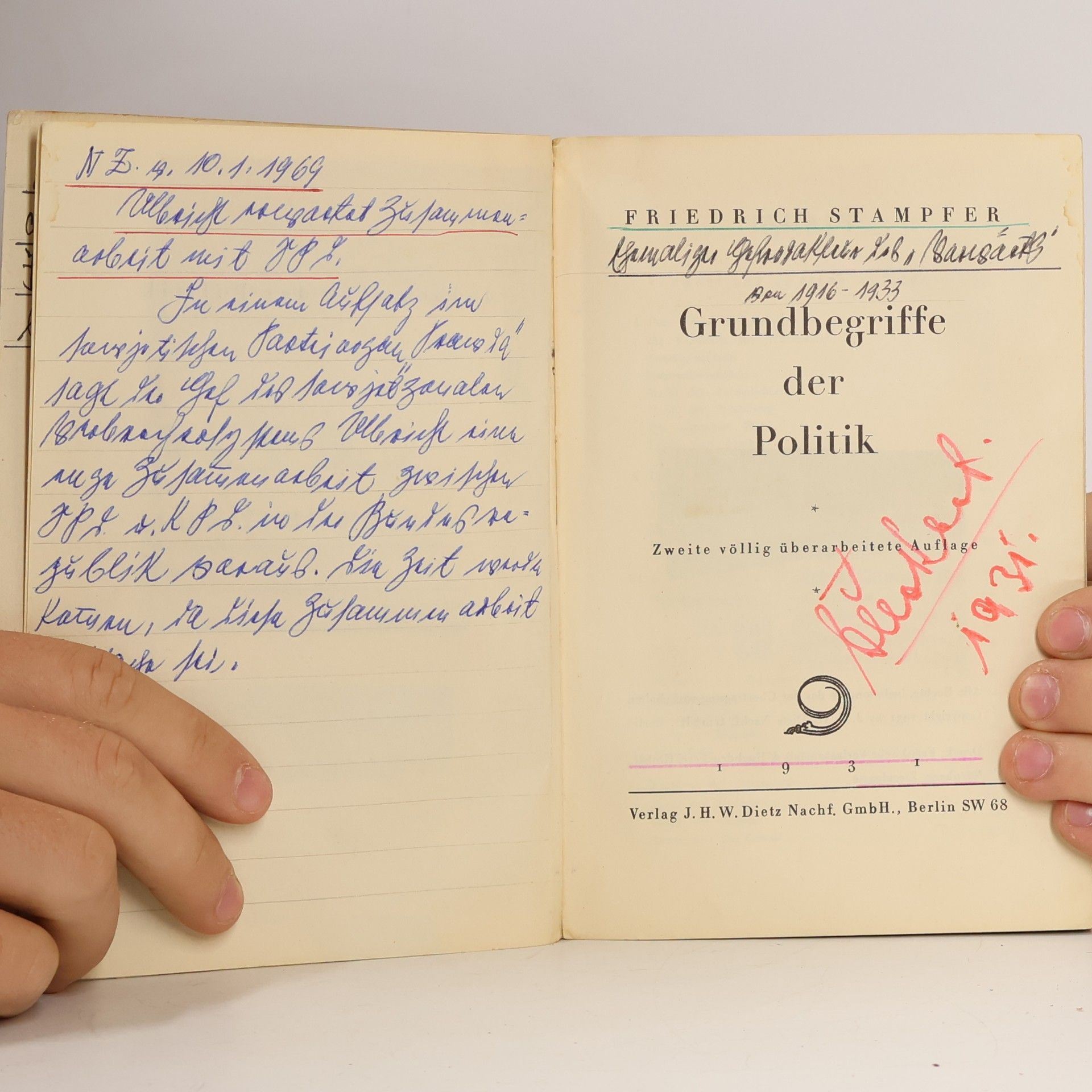 Friedrich Stampfer Grundbegriffe der Politik