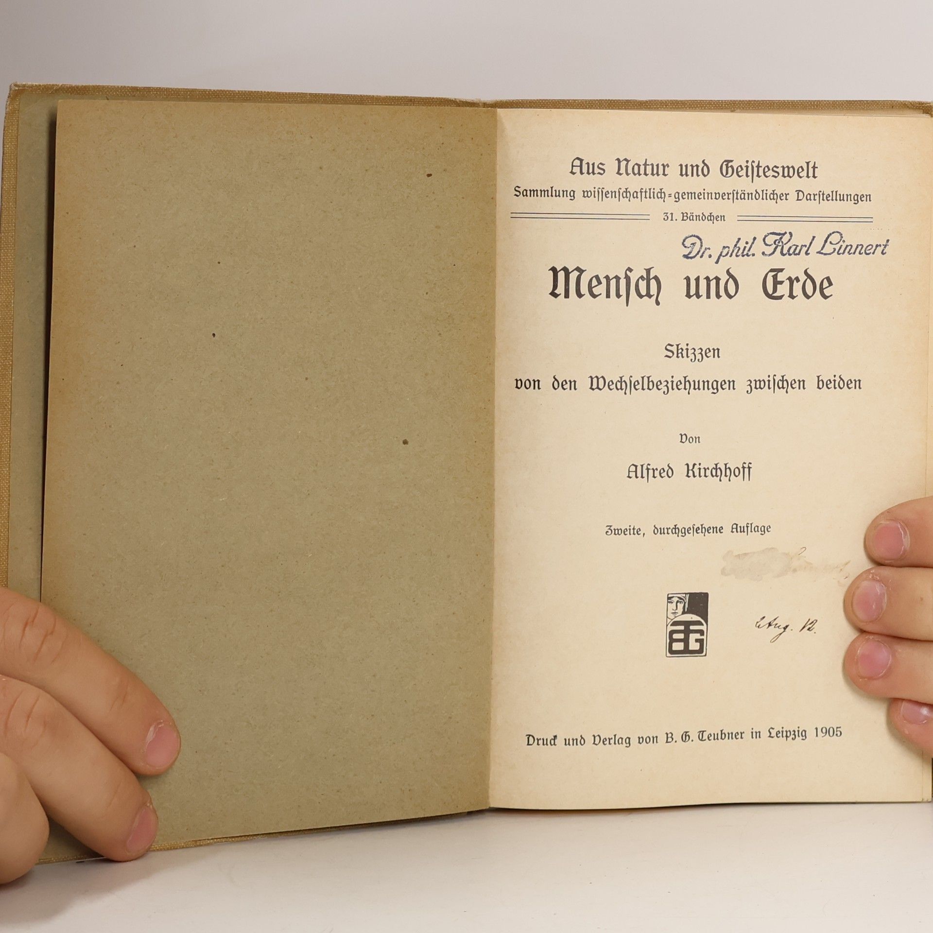Alfred Kirchoff Mensch und Erde