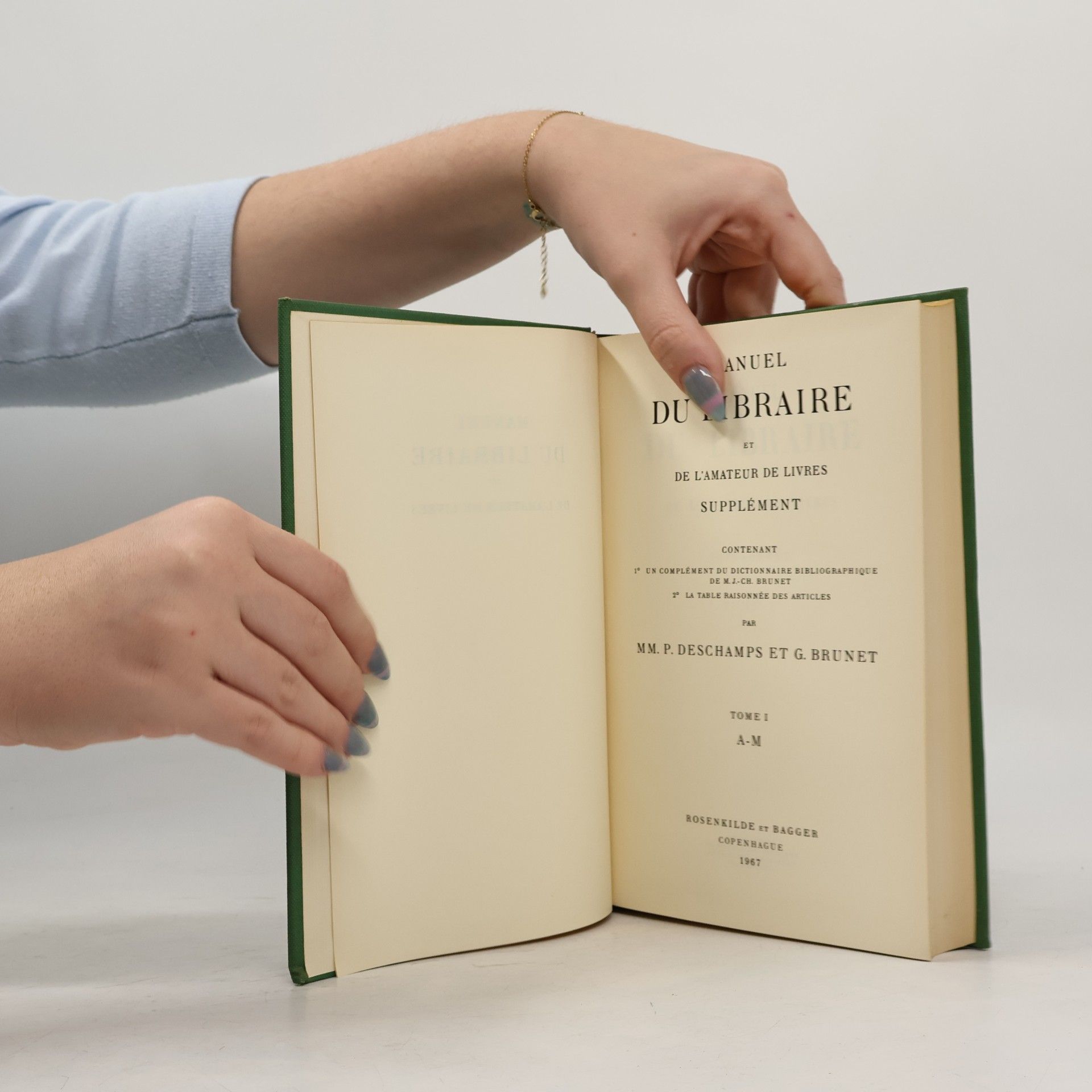 Various authors Manuel du Libraire et de l'Amateur de Livres I.