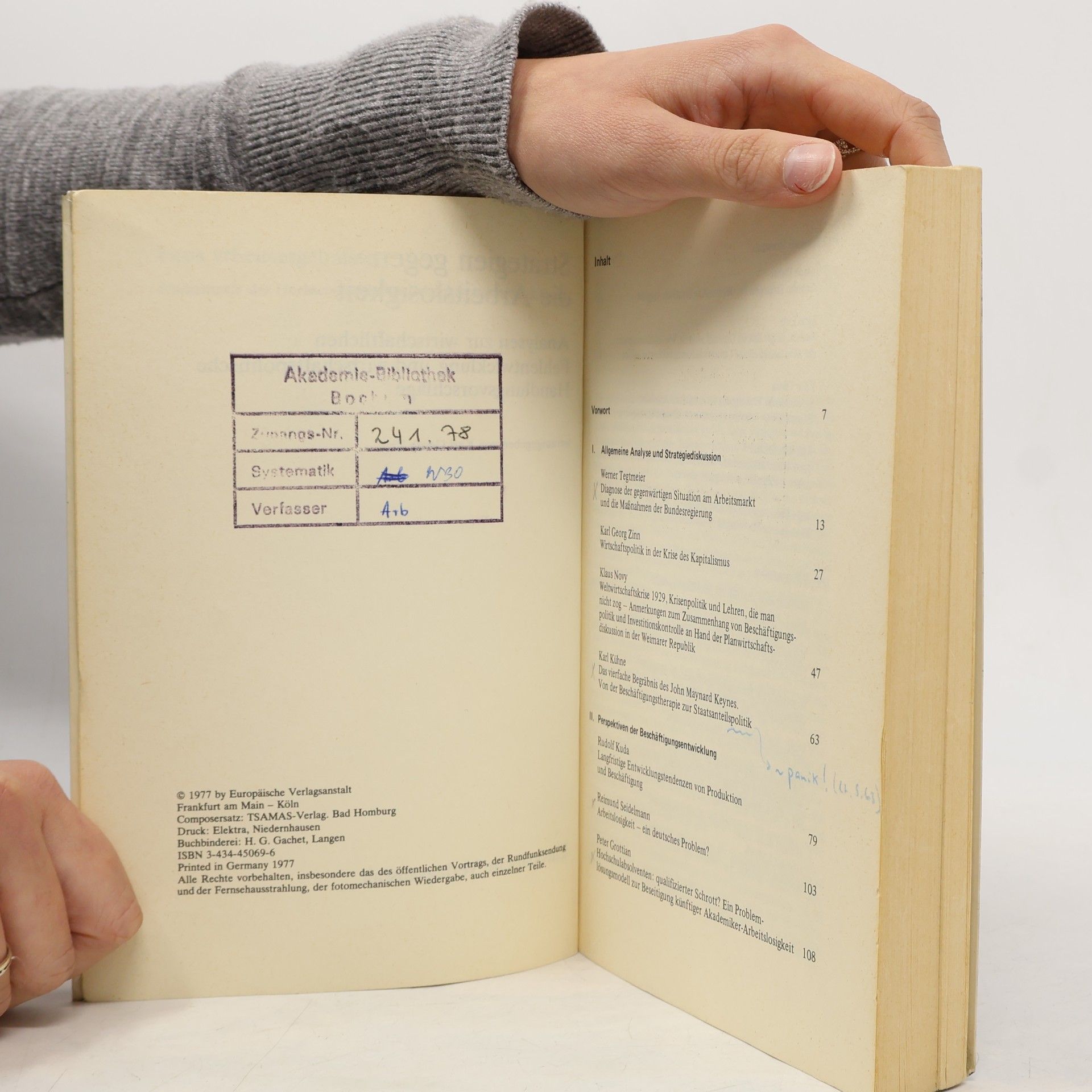 Karl Georg Zinn Basis Arbeitsergebnisse: Studientexte der Hochschulinitiative Demokratischer Sozialismus: Strategien gegen die Arbeitslosigkeit
