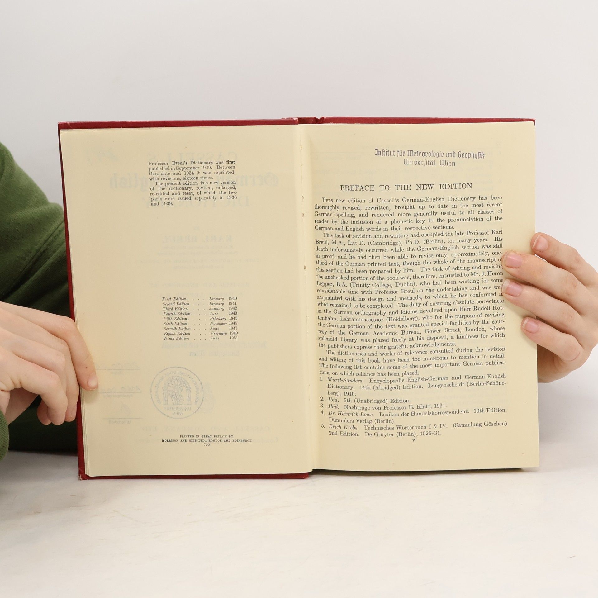 Karl Breul Cassell's German Dictionary