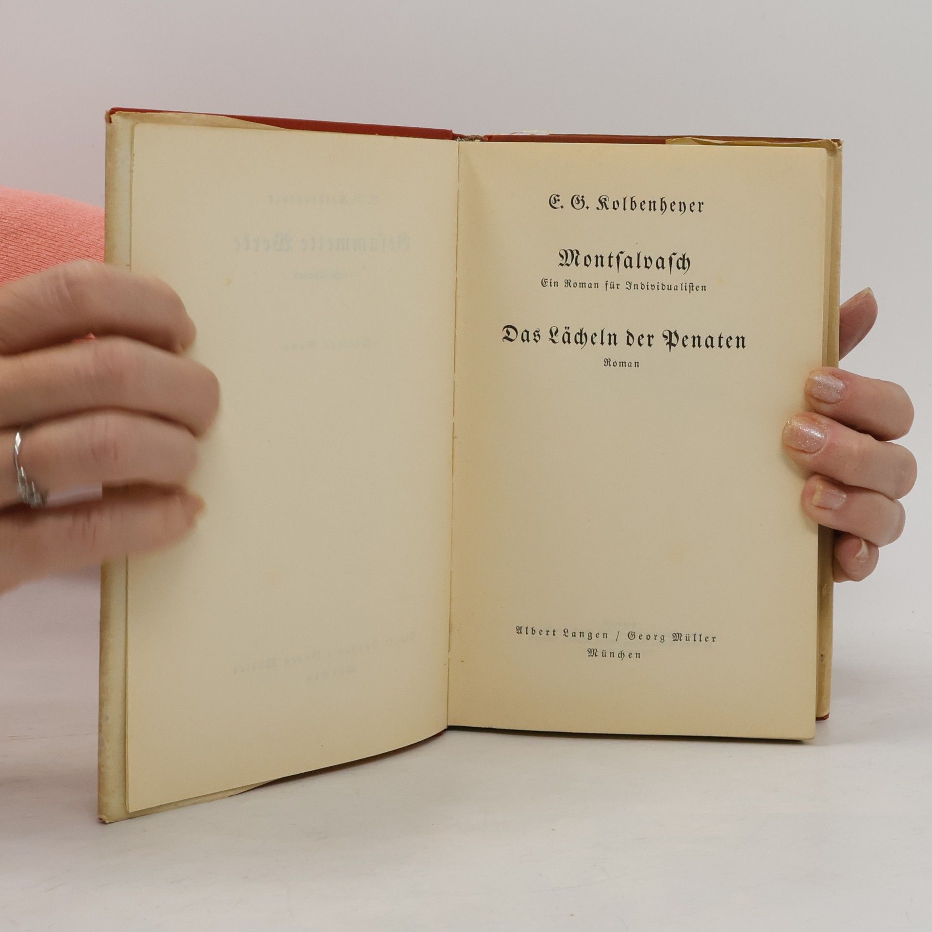 E. G. Kolbenheyer Gesammelte Werke 4