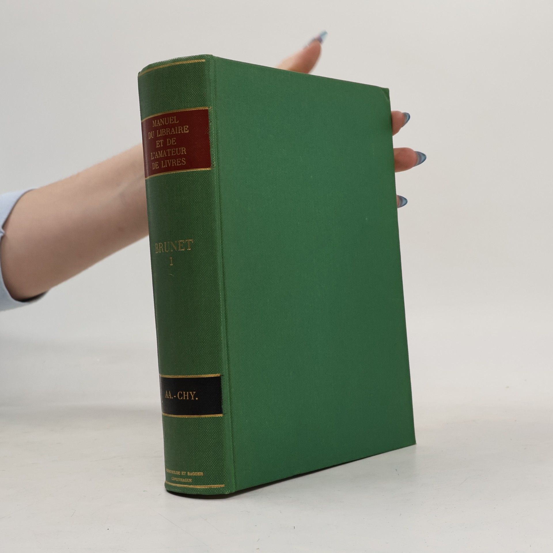 Manuel du libraire et de l'amateur de livres I.