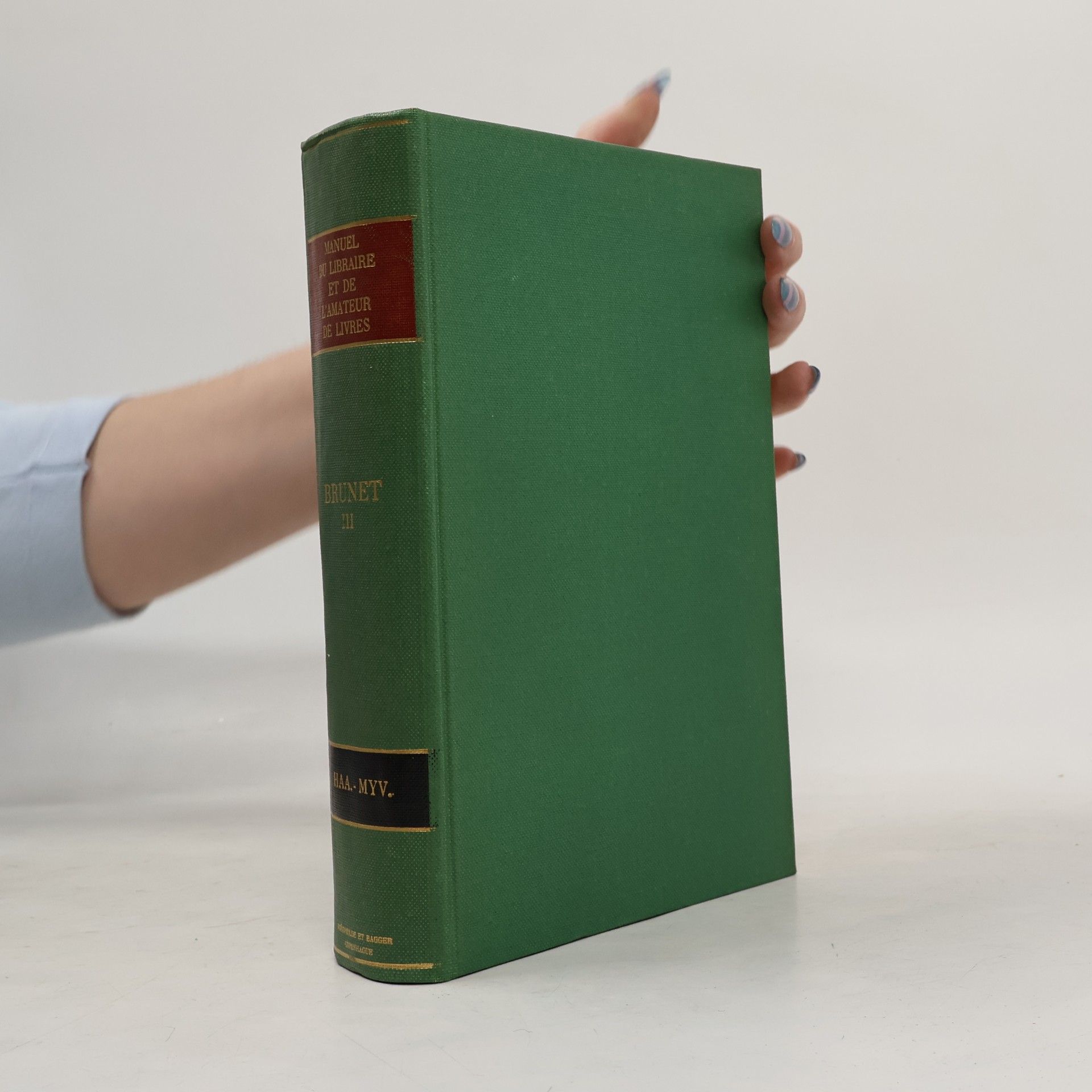 Manuel du libraire et de l'amateur de livres