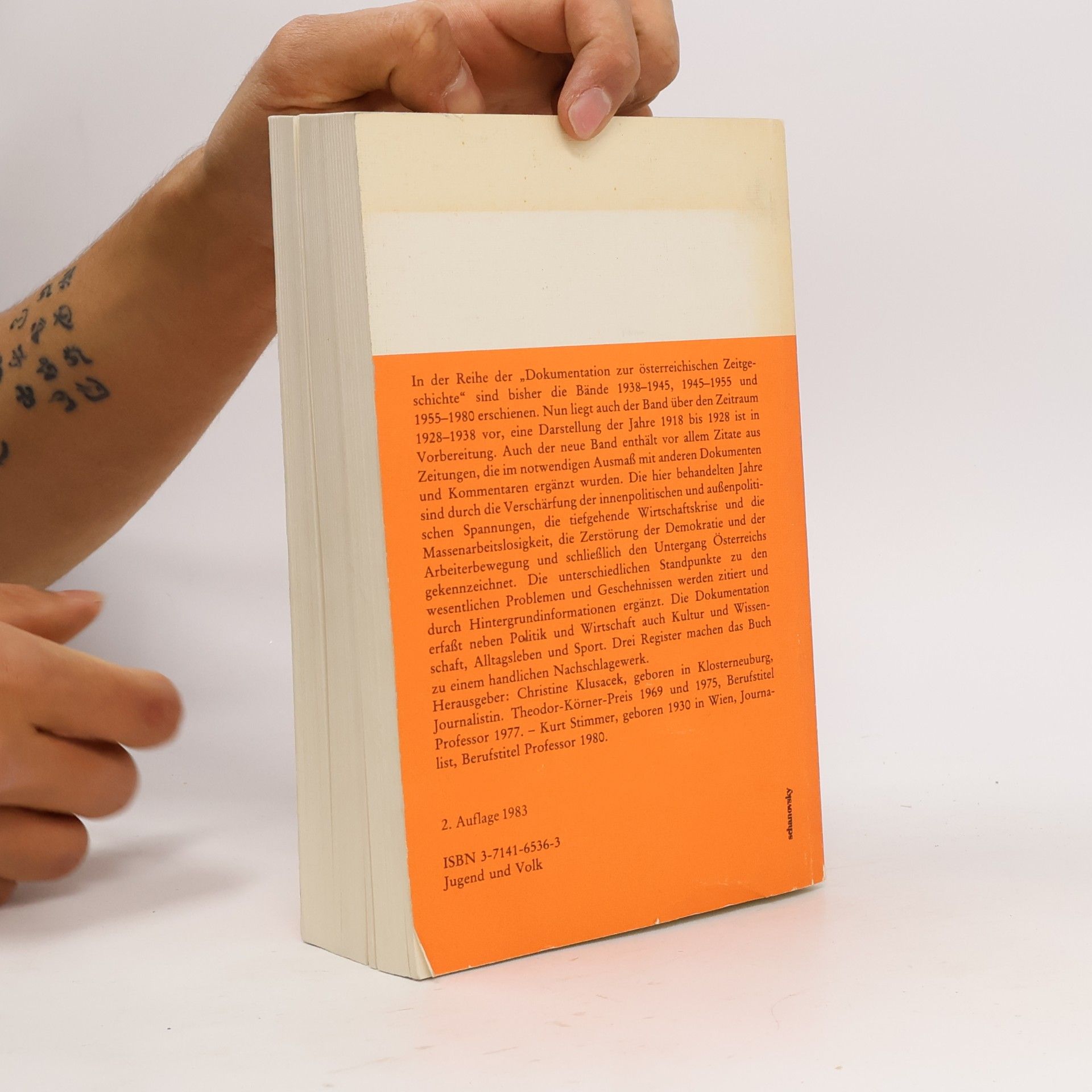 Christine Klusacek Dokumentation zur österreichischen Zeitgeschichte : 1928-1938