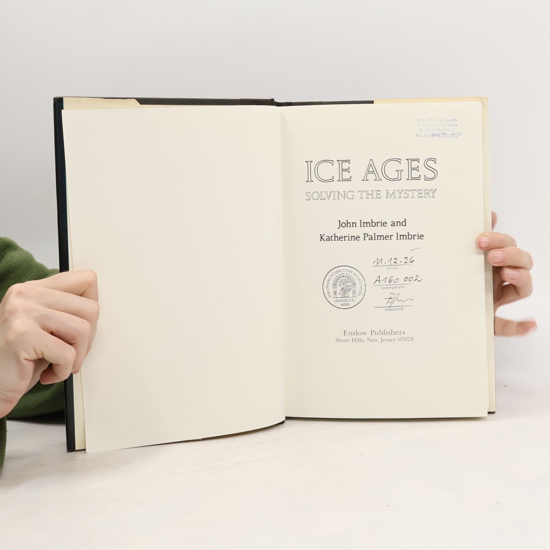 John Imbrie Ice Ages