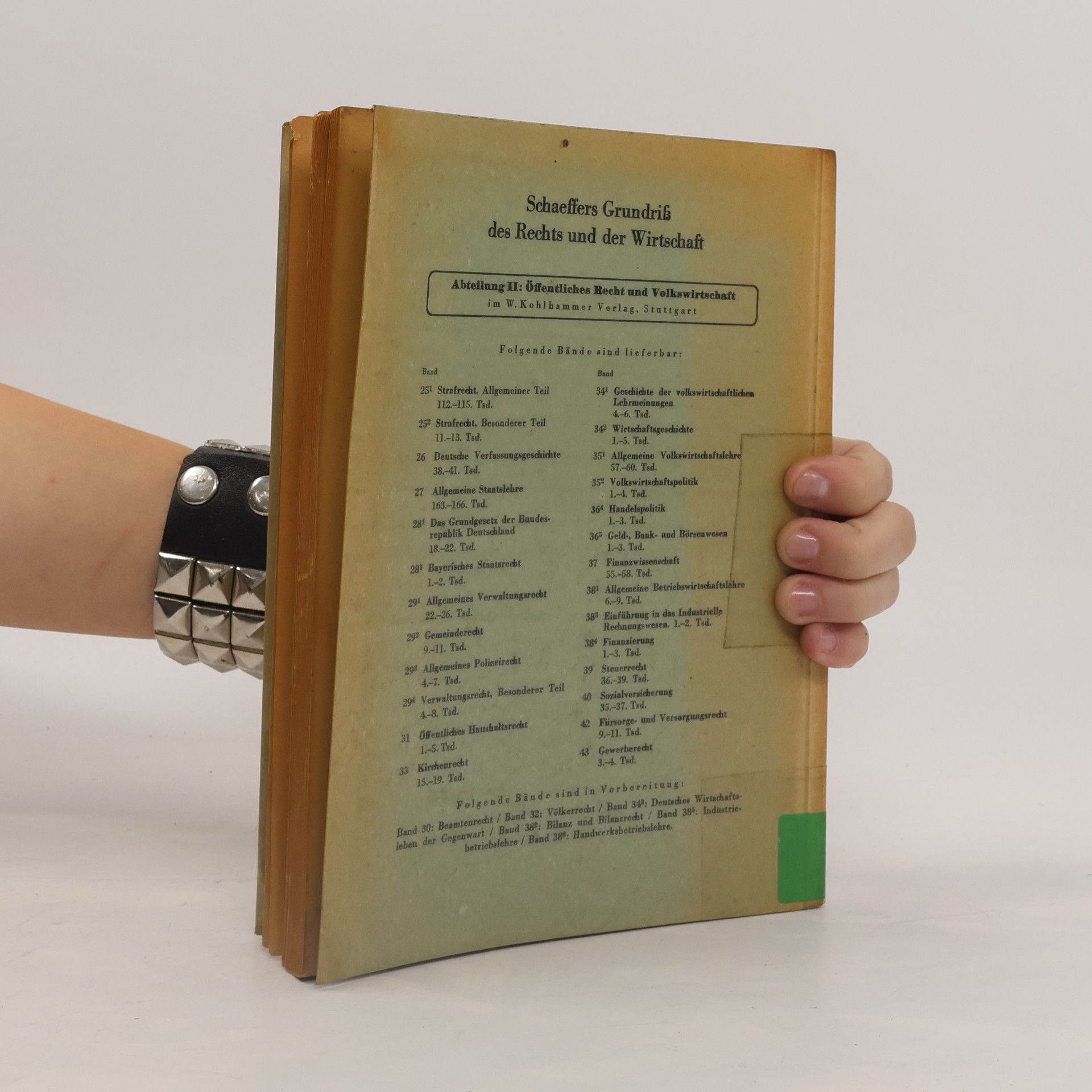 Dr. Harry V. Rosen-V. Hoewel Verwaltungsrecht